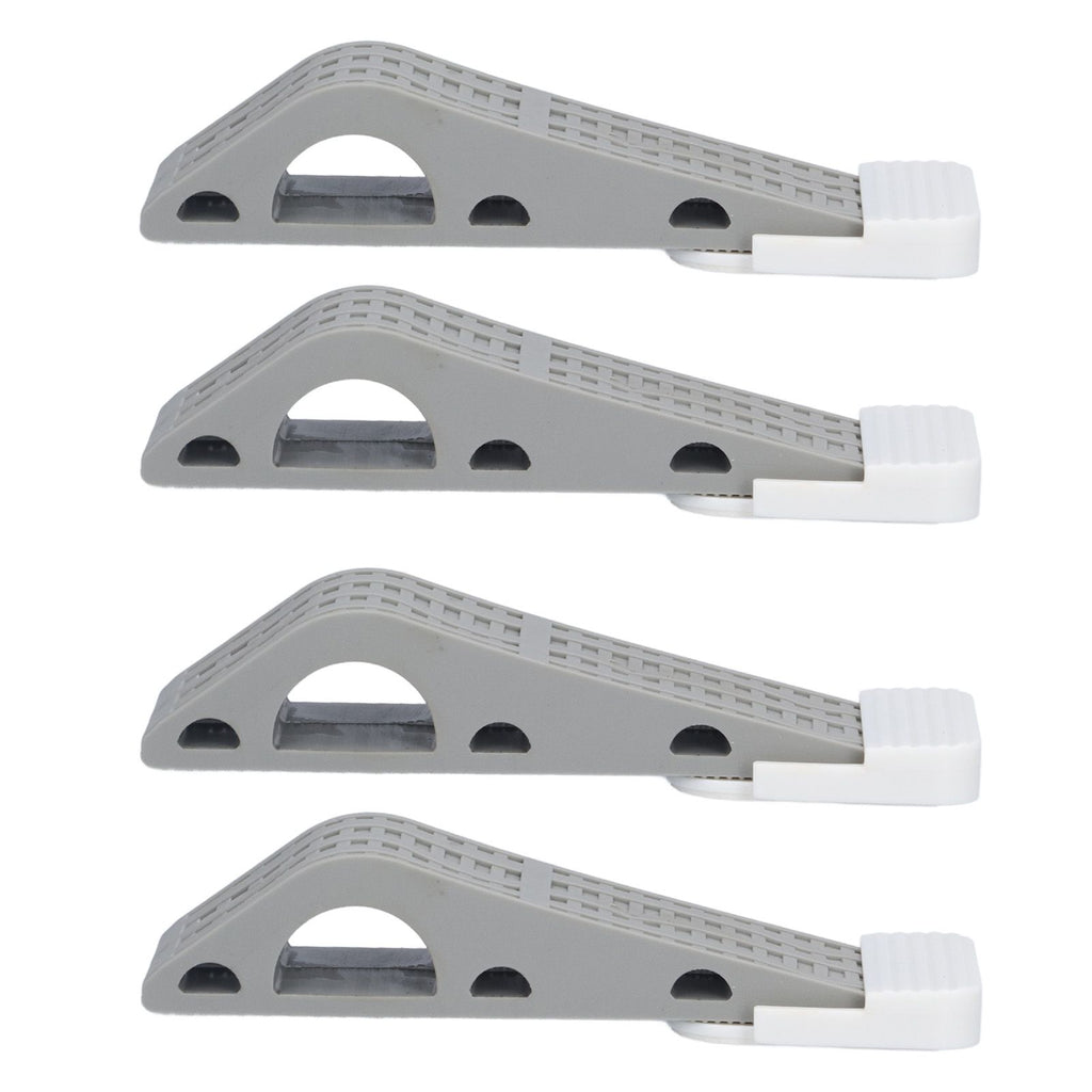 4Set Door Stoppers Non Slip Rubber Door Bottom Stop Wedge Accessories for Home Improvement