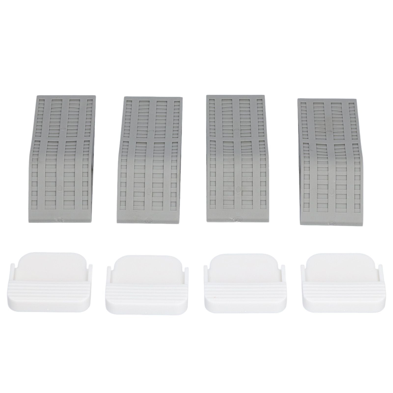 4Set Door Stoppers Non Slip Rubber Door Bottom Stop Wedge Accessories for Home Improvement