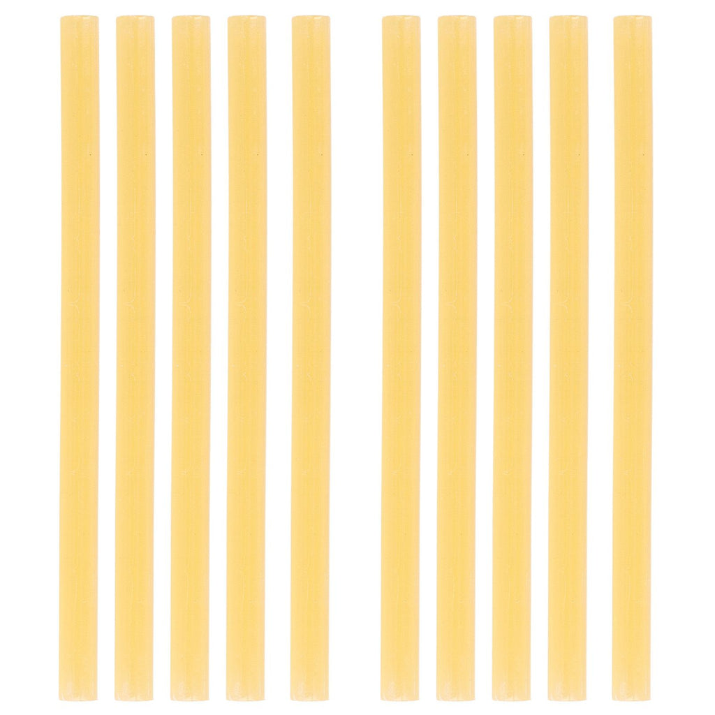 10Pcs Hot Melt Glue Stick 11x200mm Strong Adhesion High Strength Glue Adhesive Sticks for Glue Guns Above 60WYellow