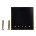 Smart Thermostat Multifunction Programmable Thermostat for Air Conditioner Water Heating Underfloor Heating AC220V Gold