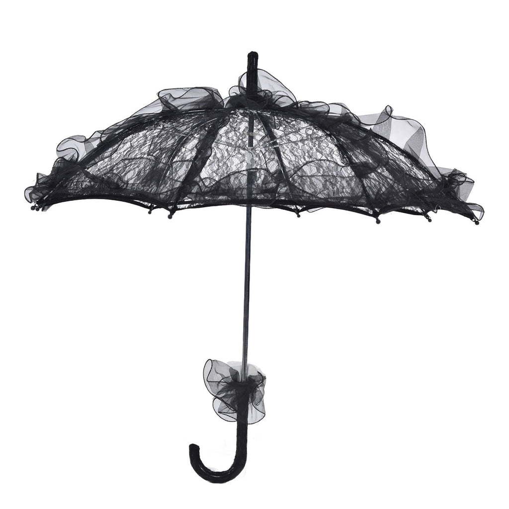 Elegant Lace Bride Umbrella Wedding Party Photography Decor Prop Lace Parasol Decoration