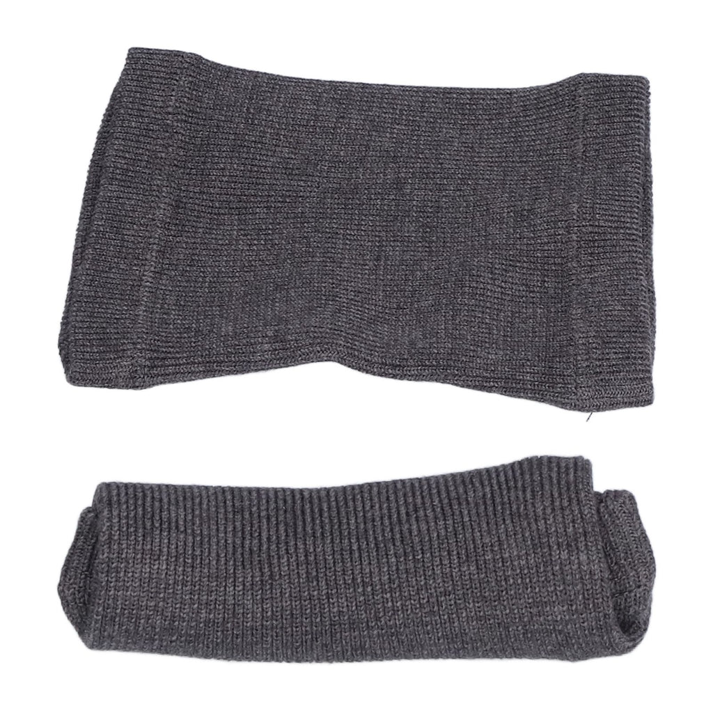 Dog Ears Cover Freeze Proof Elastic Polyester Puppy Neck Ear Warmer Hood Earmuffs for Winter Dog GroomingGrey S