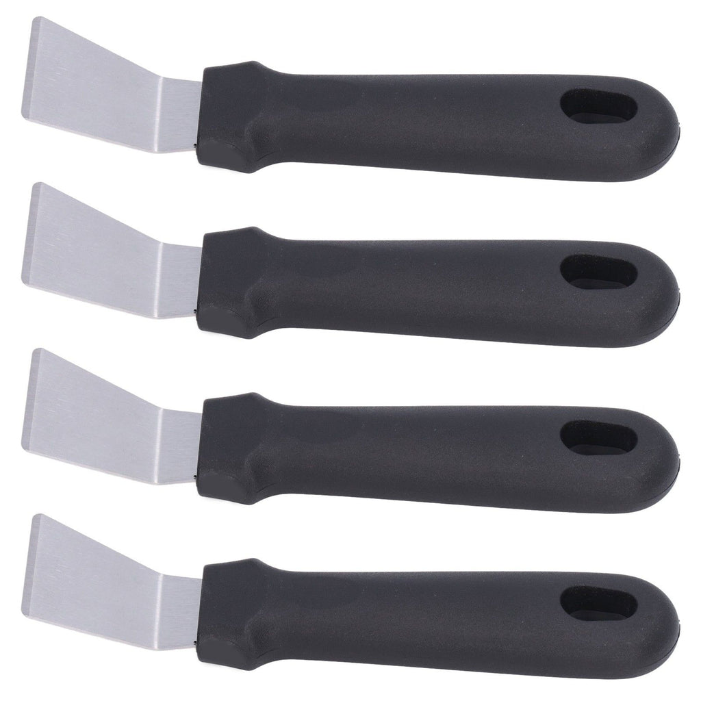 10Pcs Defrosting Shovel Efficient Cleaning Anti Slip Handle Hanging Hole Ice Scraper Deicing Tool for KitchenBlack