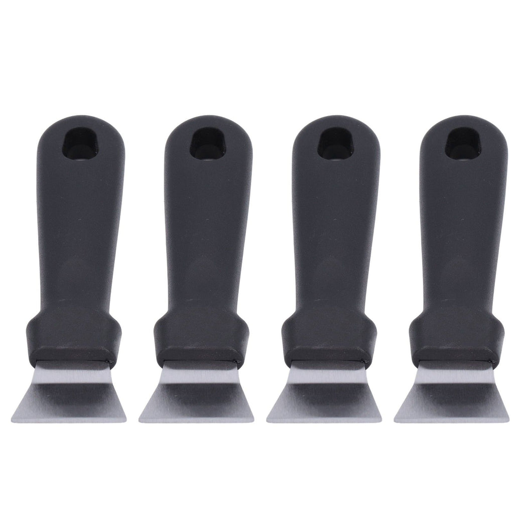 10Pcs Defrosting Shovel Efficient Cleaning Anti Slip Handle Hanging Hole Ice Scraper Deicing Tool for KitchenBlack