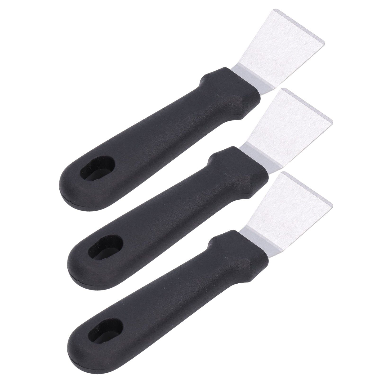 10Pcs Defrosting Shovel Efficient Cleaning Anti Slip Handle Hanging Hole Ice Scraper Deicing Tool for KitchenBlack