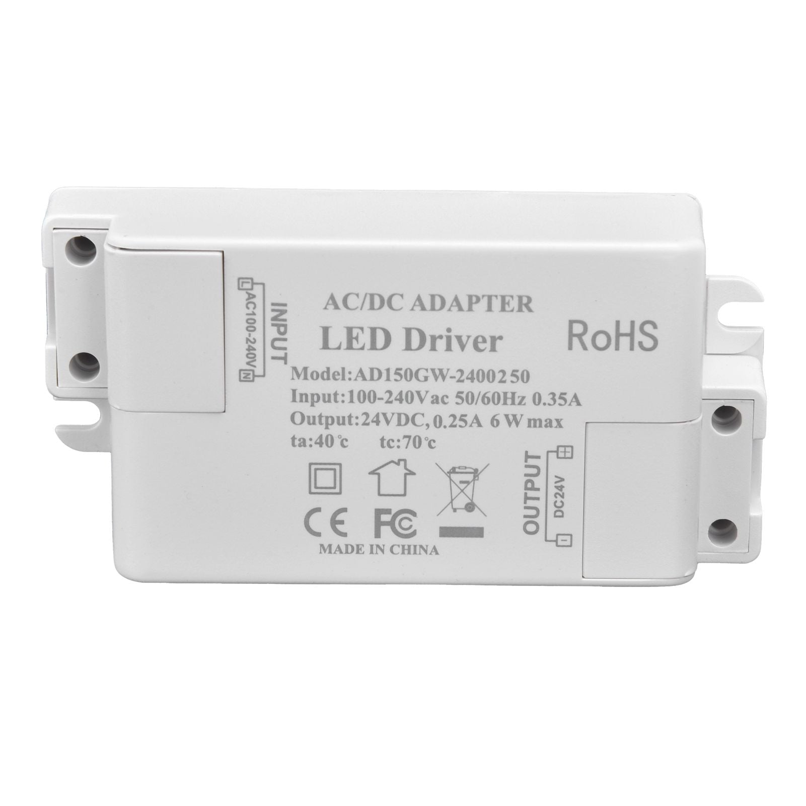 LED Driver AC DC Waterproof Power Supply Transformer Low Voltage Lamps