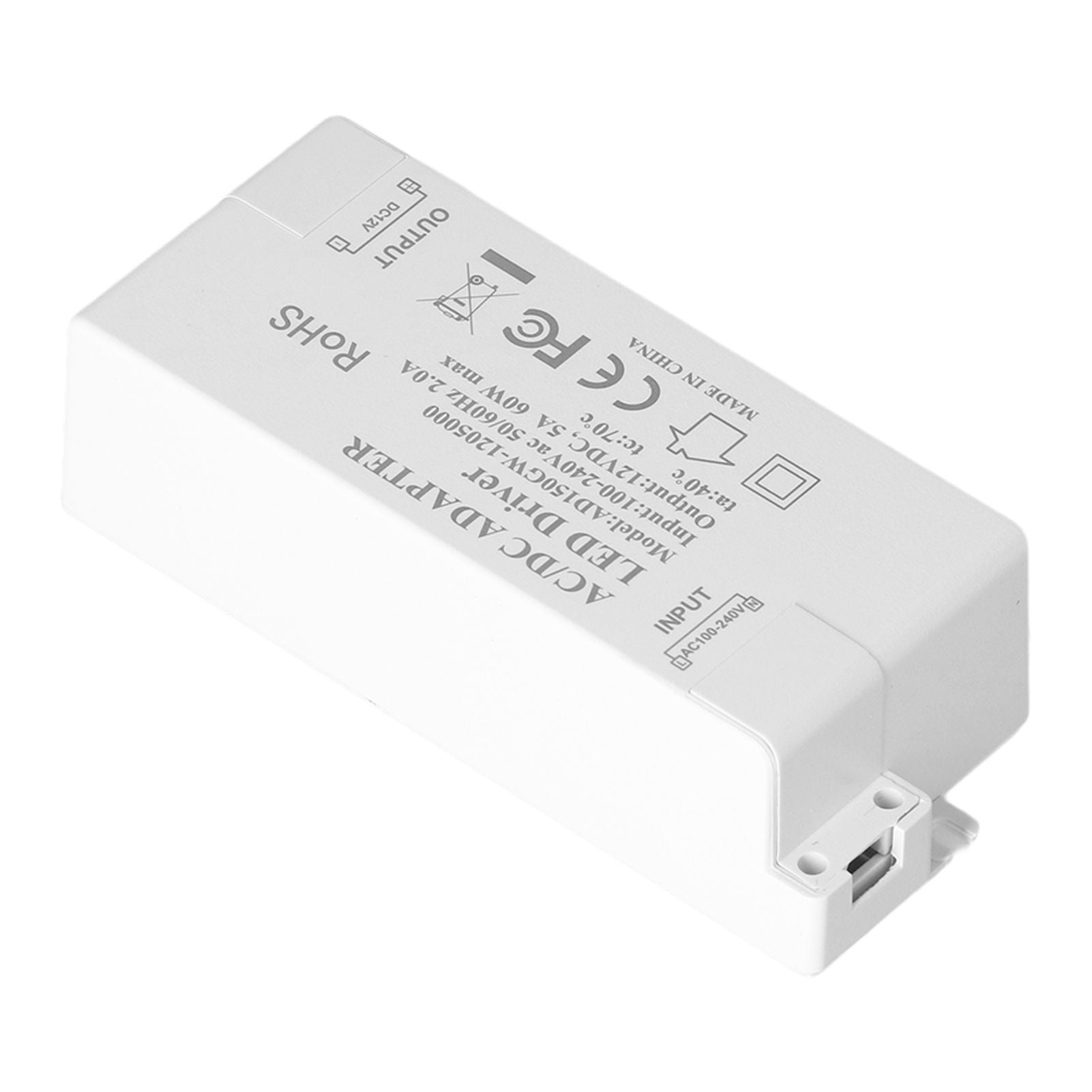 LED Driver Transformer 60W AC100-240V to DC12V 5A Power Supply