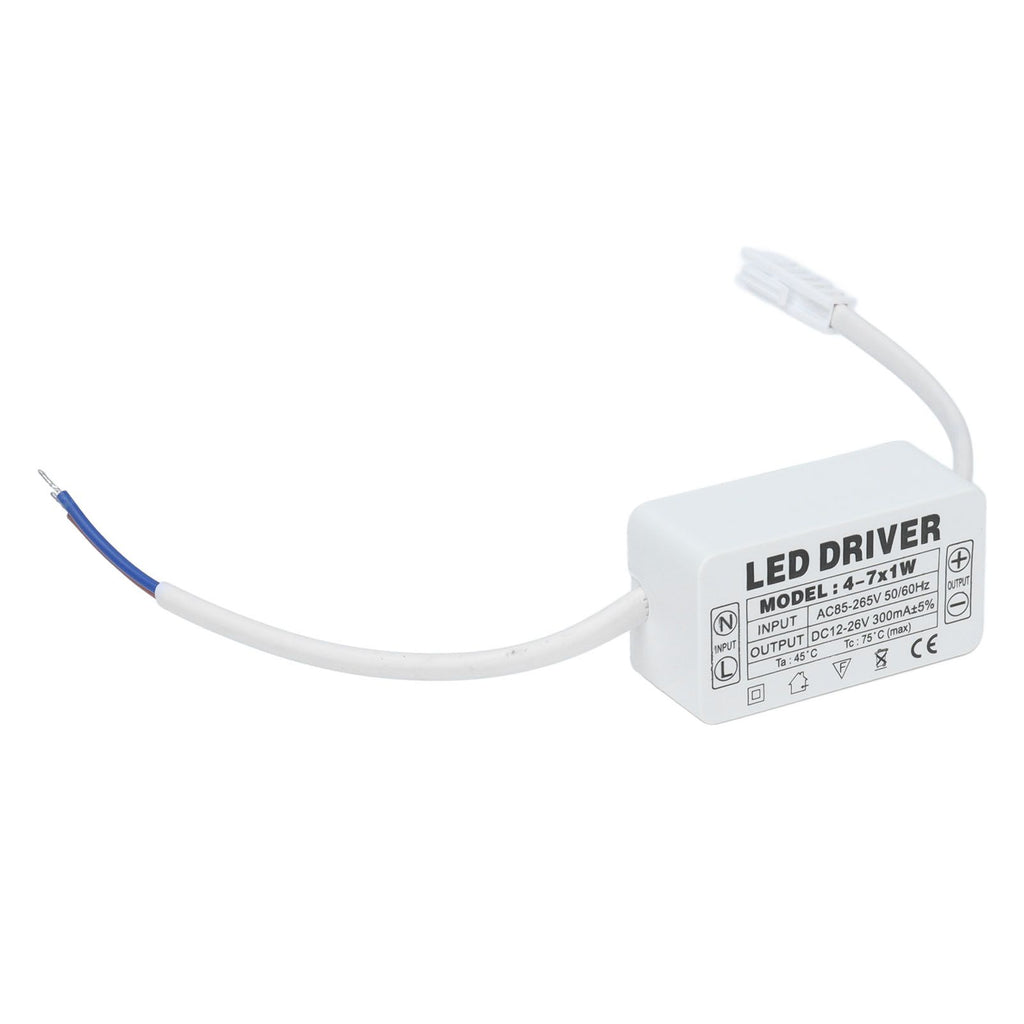4‑7X1W LED Driver Constant Current 300mA Input AC85‑265V Output DC12‑26V Power Supply Transformer