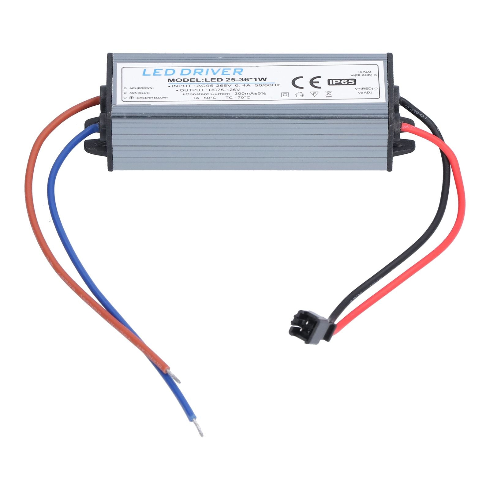LED Driver Transformer 25-36W 300mA AC95-265V to DC75-126V DIY Lamp