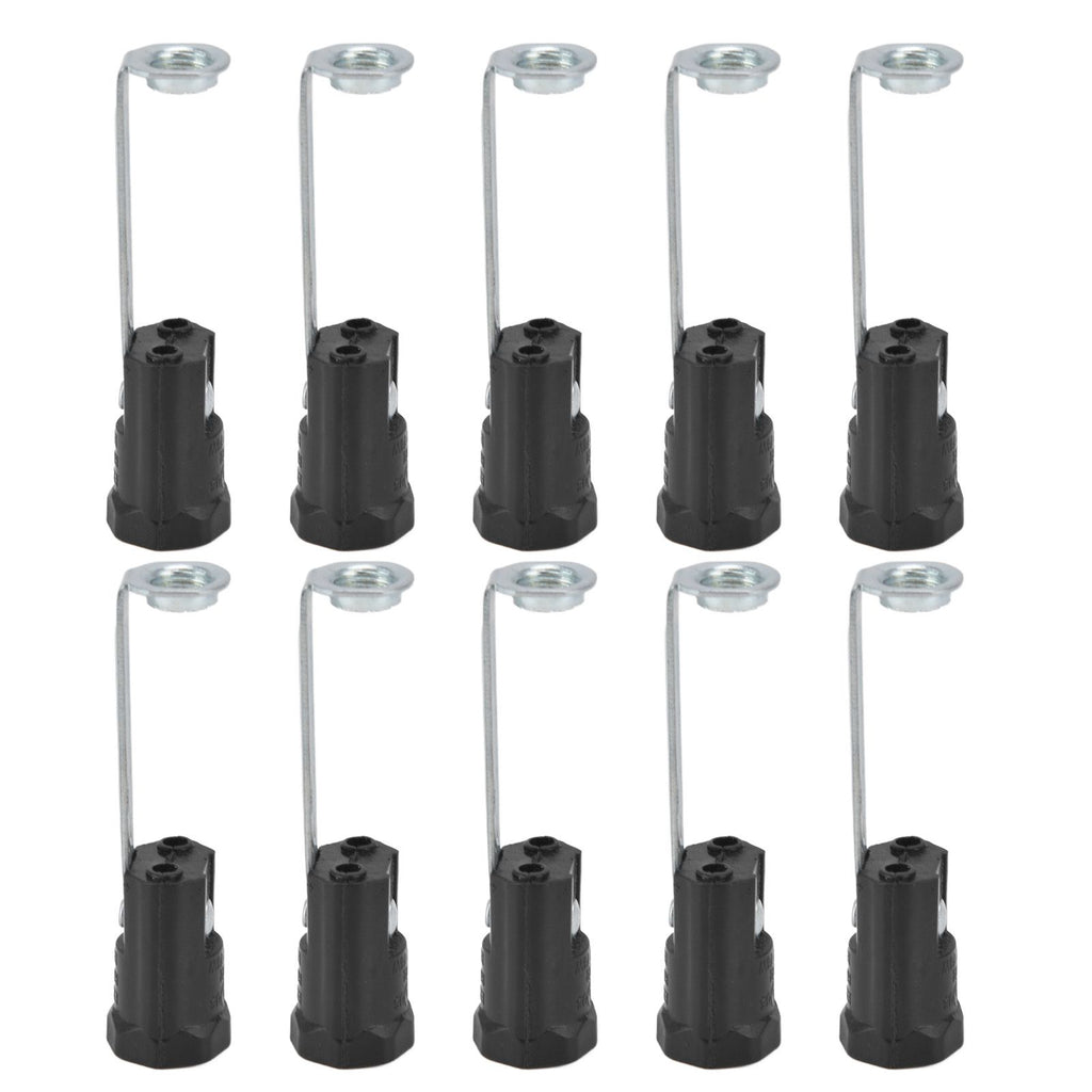 10PCS 125V E12 Lamp Holder E12 Hanging Light Lampholder Lamp Base for Household Office 78mm / 3.1in