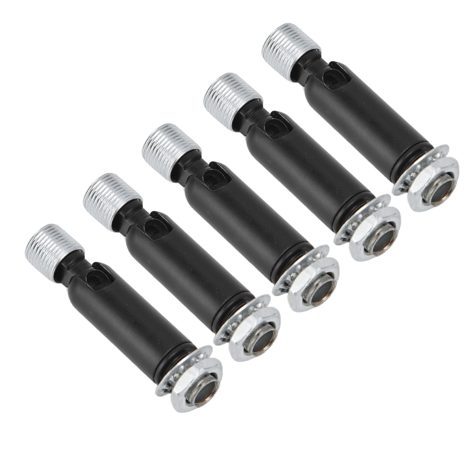 5Pcs M10 Sloped Ceiling Adapter for Ceiling Lamp Pendant Light Chandelier Track Suspension Accessories M10 External Gear Steering Joint Black