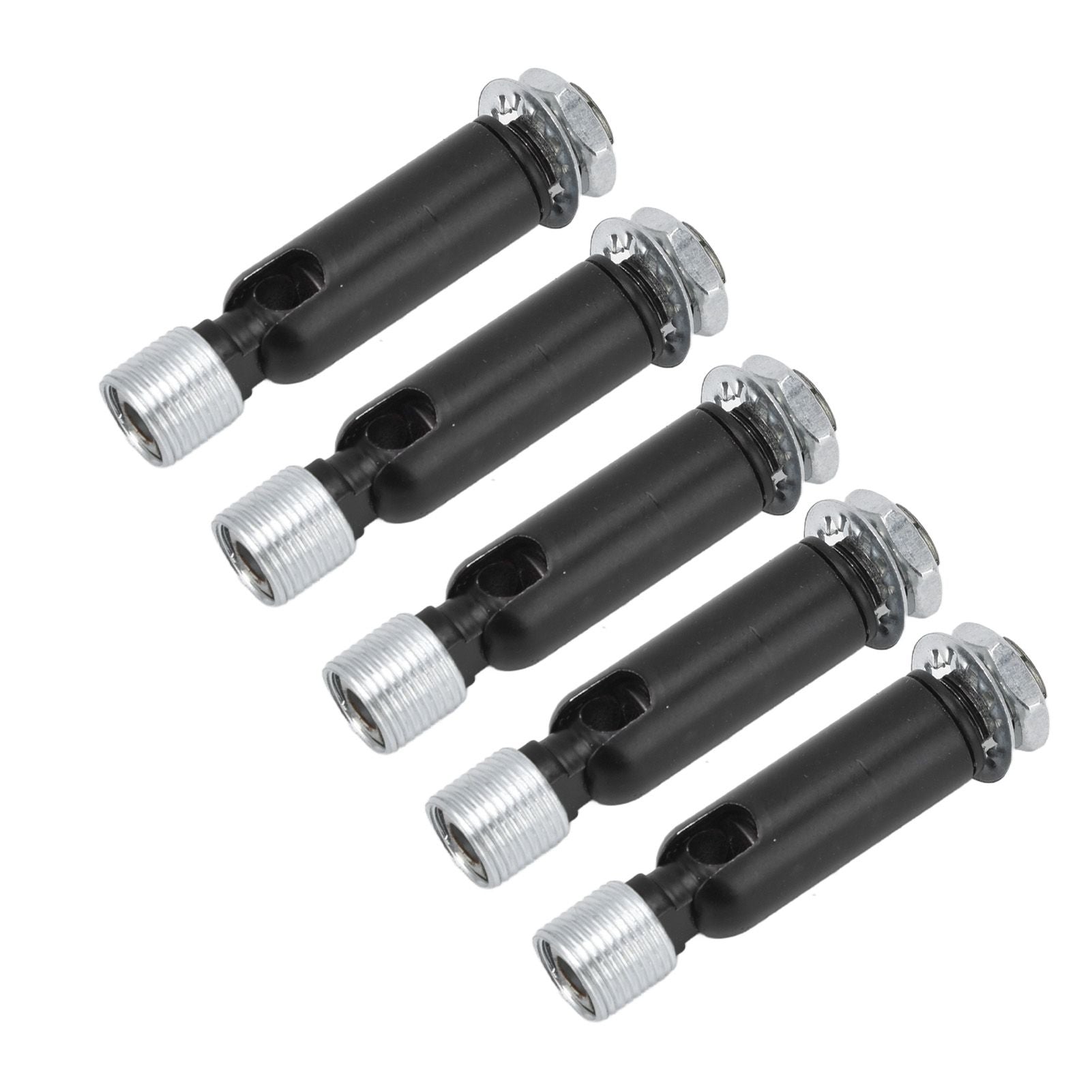 5Pcs M10 Sloped Ceiling Adapter for Ceiling Lamp Pendant Light Chandelier Track Suspension Accessories M10 External Gear Steering Joint Black