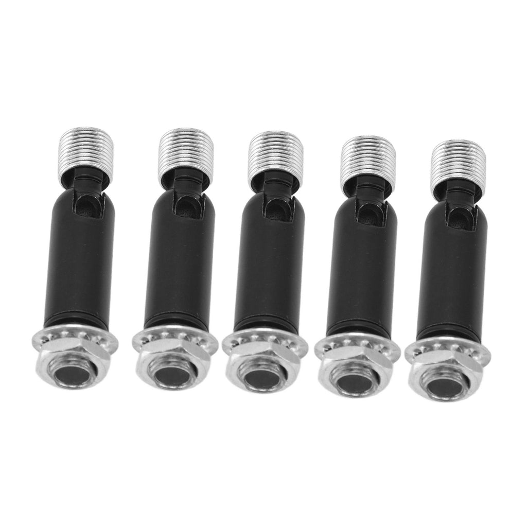 5Pcs M10 Sloped Ceiling Adapter for Ceiling Lamp Pendant Light Chandelier Track Suspension Accessories M10 External Gear Steering Joint Black