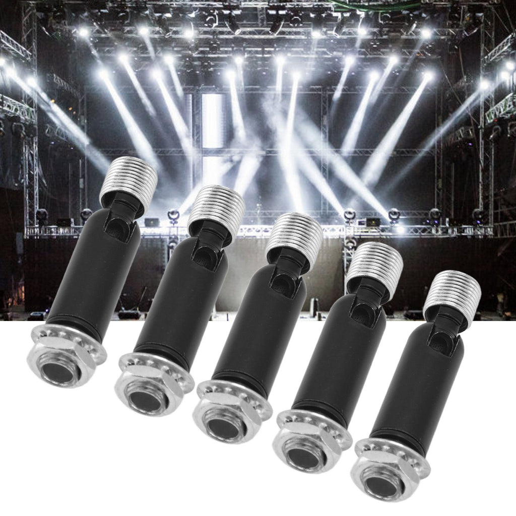 5Pcs M10 Sloped Ceiling Adapter for Ceiling Lamp Pendant Light Chandelier Track Suspension Accessories M10 External Gear Steering Joint Black