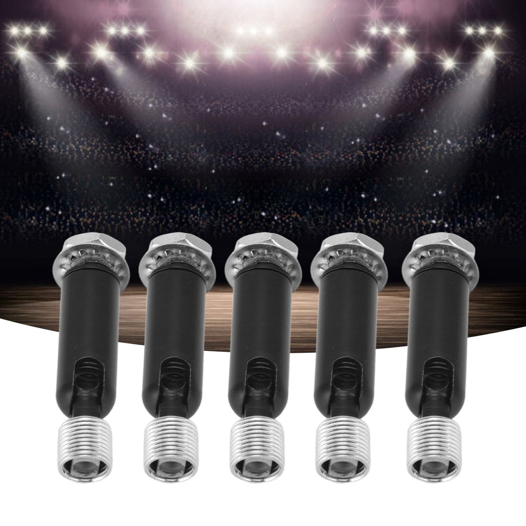 5Pcs M10 Sloped Ceiling Adapter for Ceiling Lamp Pendant Light Chandelier Track Suspension Accessories M10 External Gear Steering Joint Black