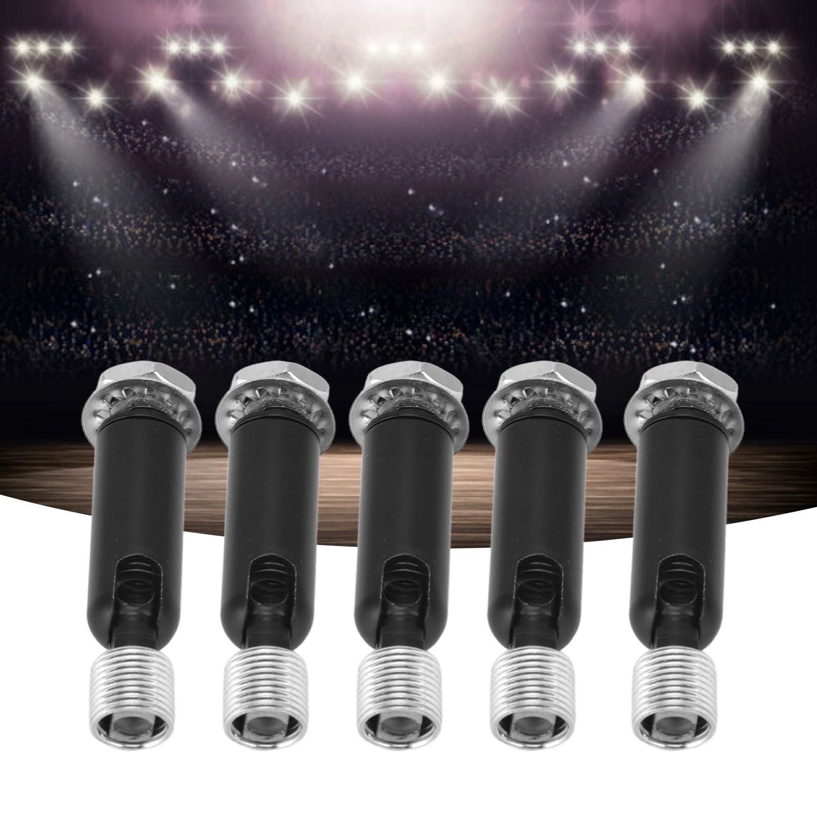 5Pcs M10 Sloped Ceiling Adapter for Ceiling Lamp Pendant Light Chandelier Track Suspension Accessories M10 External Gear Steering Joint Black