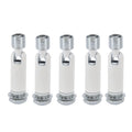 5Pcs M10 Sloped Ceiling Adapter for Ceiling Lamp Pendant Light Chandelier Track Suspension Accessories M10 External Gear Steering Joint White