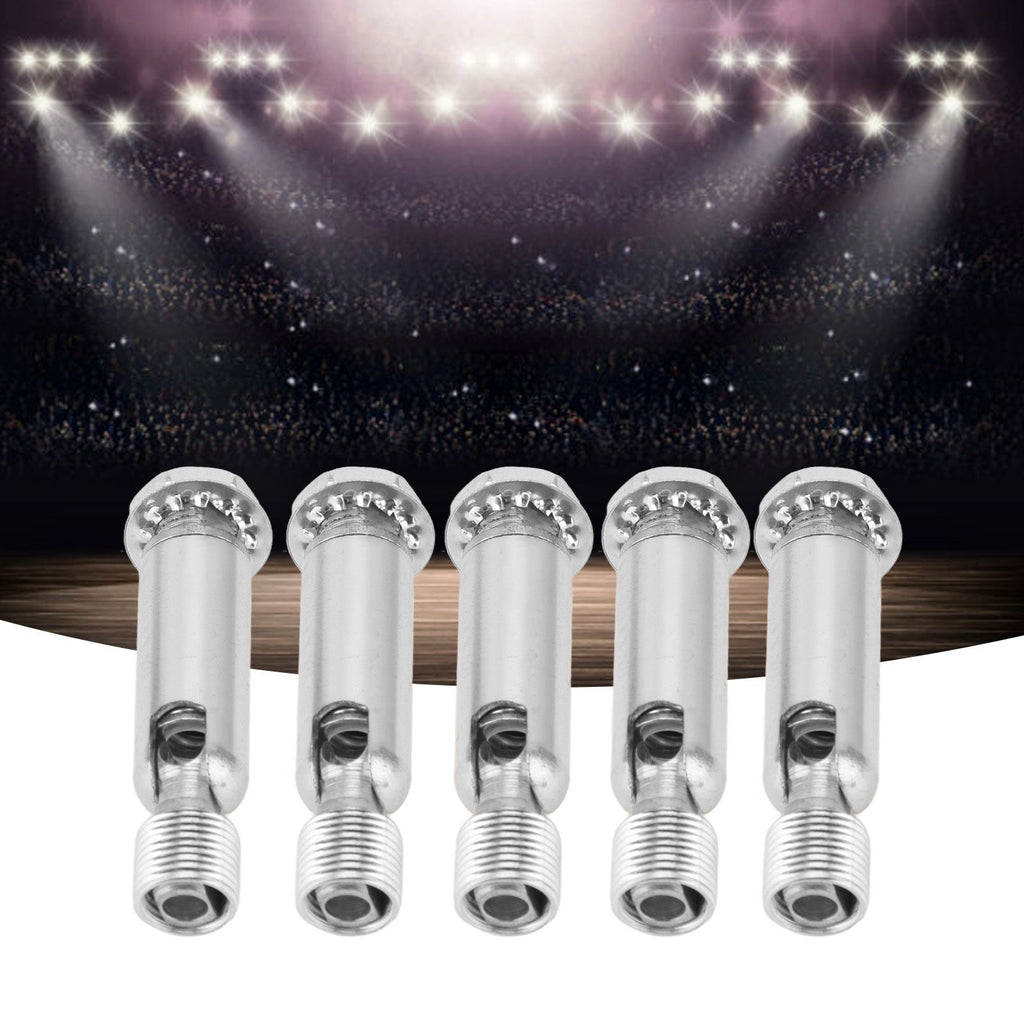 5Pcs M10 Sloped Ceiling Adapter for Ceiling Lamp Pendant Light Chandelier Track Suspension Accessories M10 External Gear Steering Joint Chrome