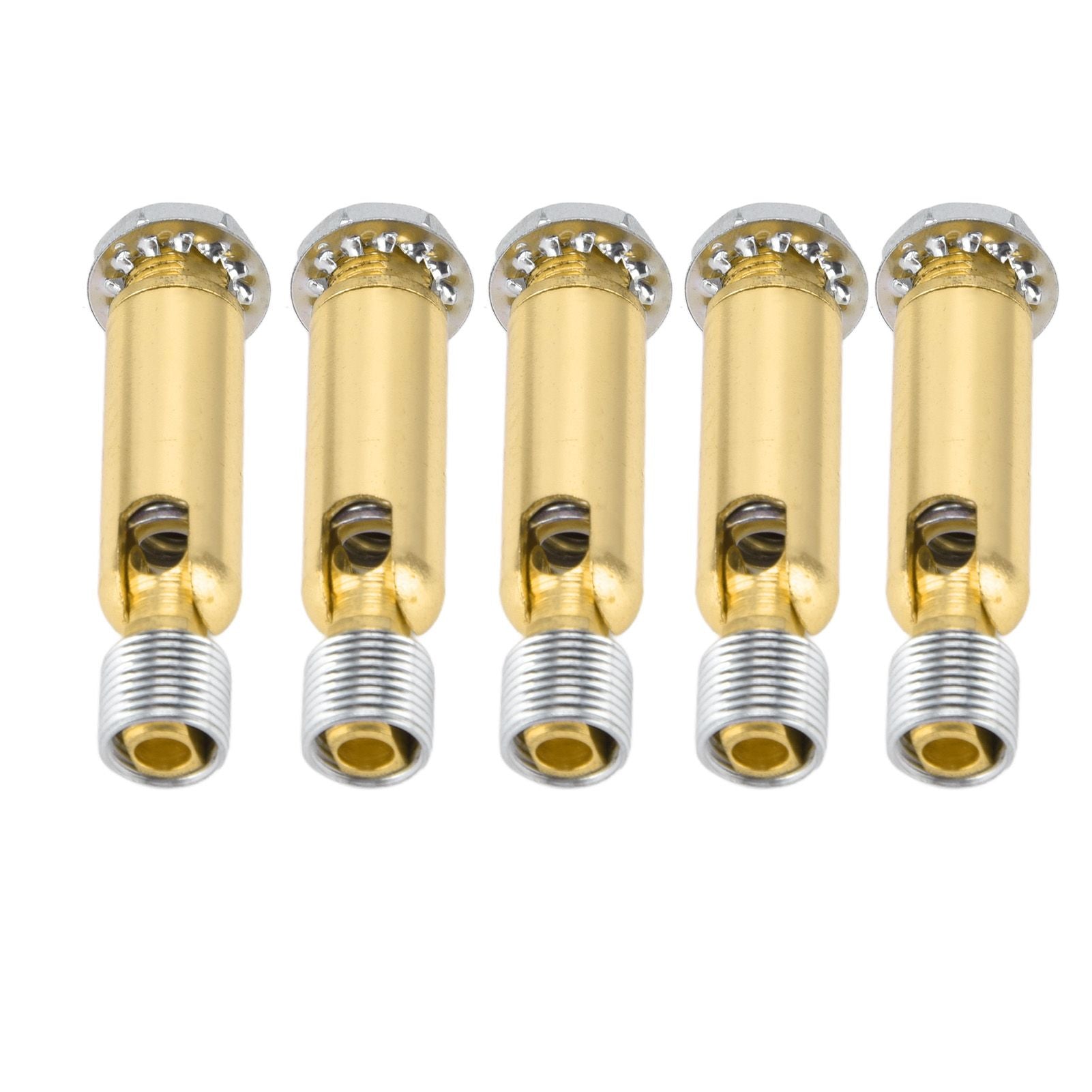 5Pcs M10 Sloped Ceiling Adapter for Ceiling Lamp Pendant Light Chandelier Track Suspension Accessories M10 External Gear Steering Joint Bronze