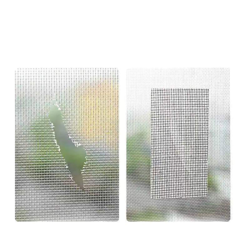 Window Screen Repair Fill Hole Self Adhesive Fine Mesh Screen Tape Mesh Repair for Mosquito Repellent 5cmx2m/2.0x78.7in Grey