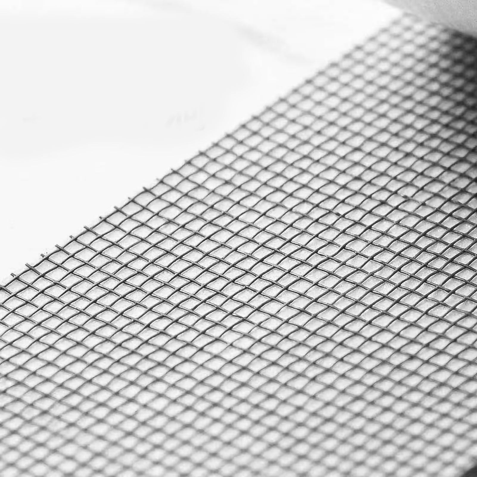 Window Screen Repair Fill Hole Self Adhesive Fine Mesh Screen Tape Mesh Repair for Mosquito Repellent 5cmx2m/2.0x78.7in Grey