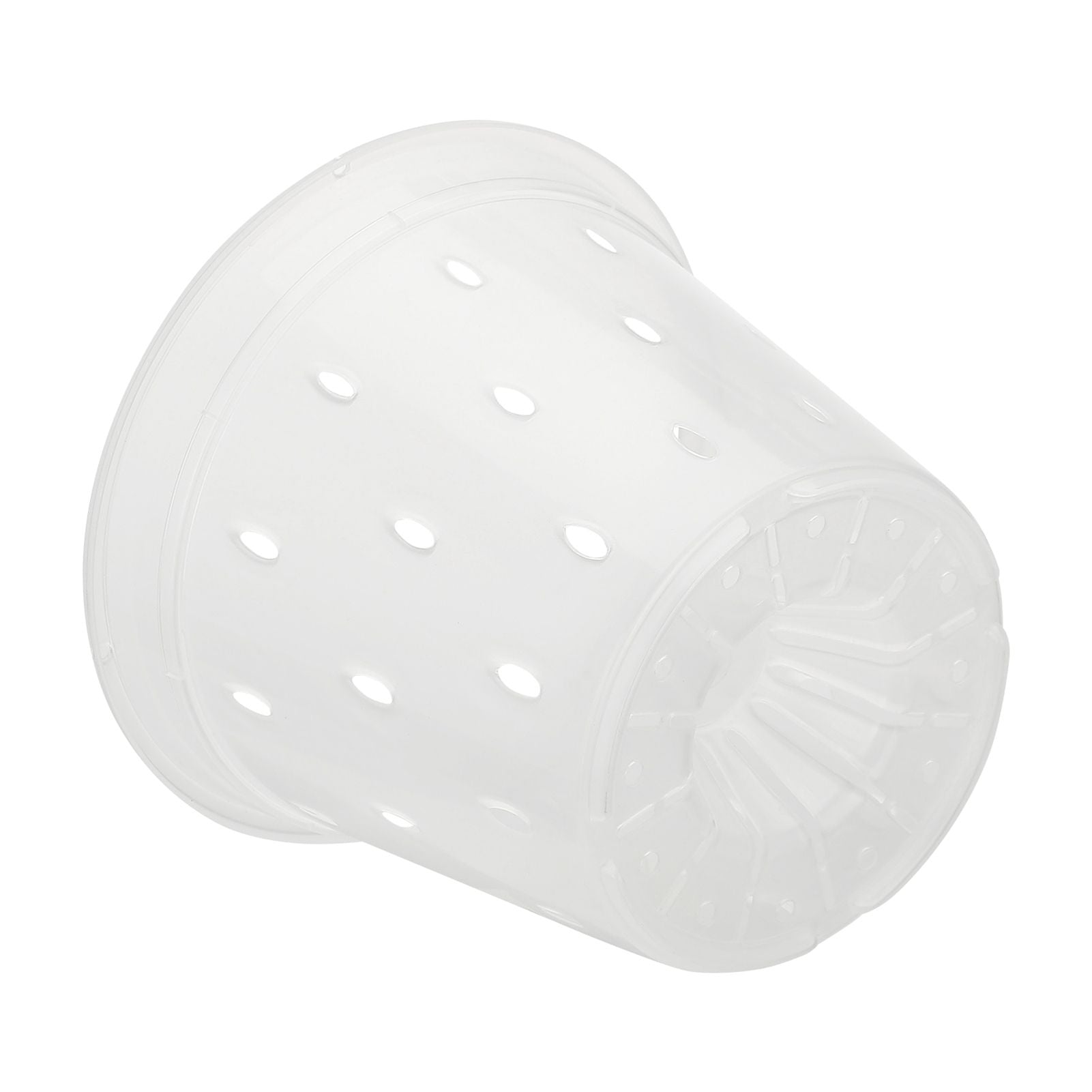 Orchid Flower Pot Breathable Clear Orchid Planting Pot with Holes for Indoor Outdoor