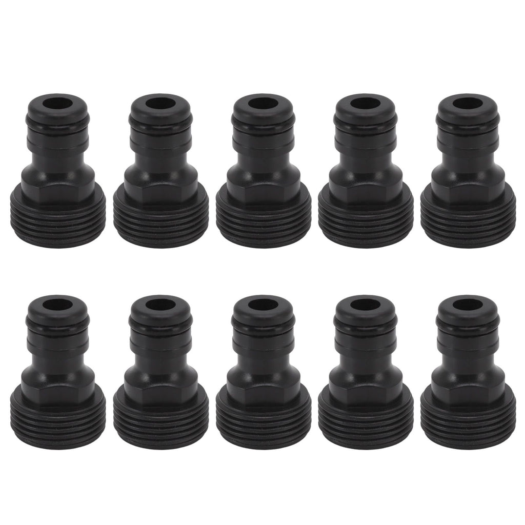 10 Pcs Tap Connector G3/4 Male Thread 25mm Quick Connector Nipple Hose Quick Connector Plastic