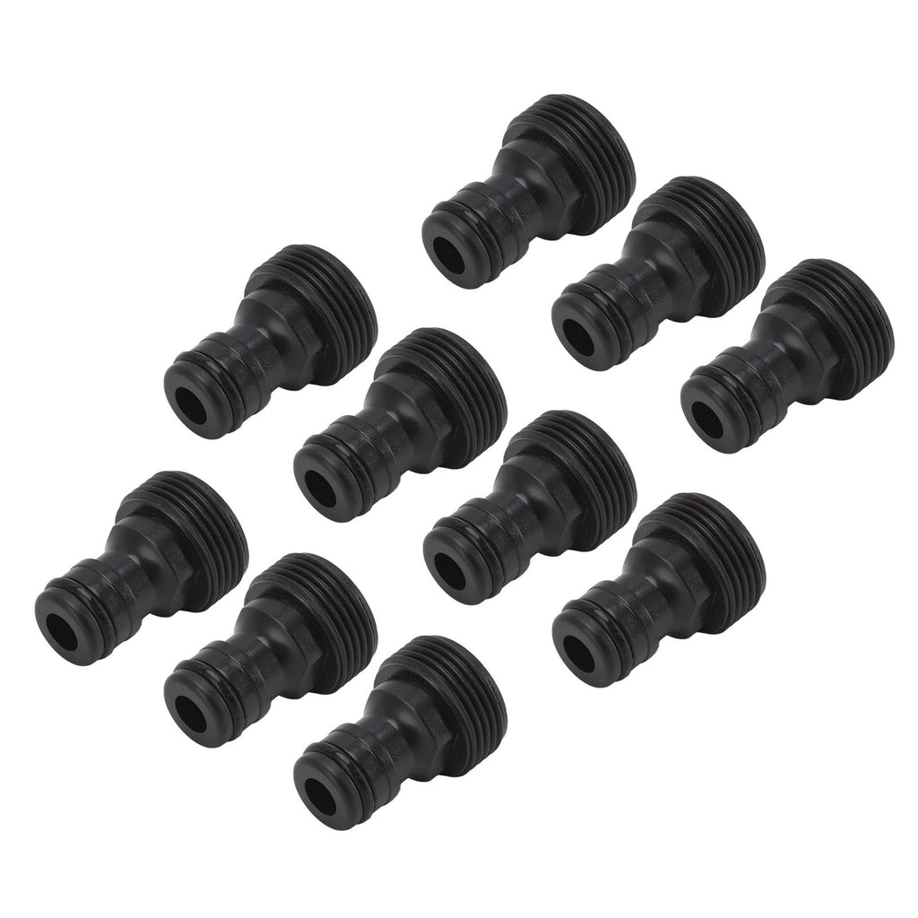 10 Pcs Tap Connector G3/4 Male Thread 25mm Quick Connector Nipple Hose Quick Connector Plastic