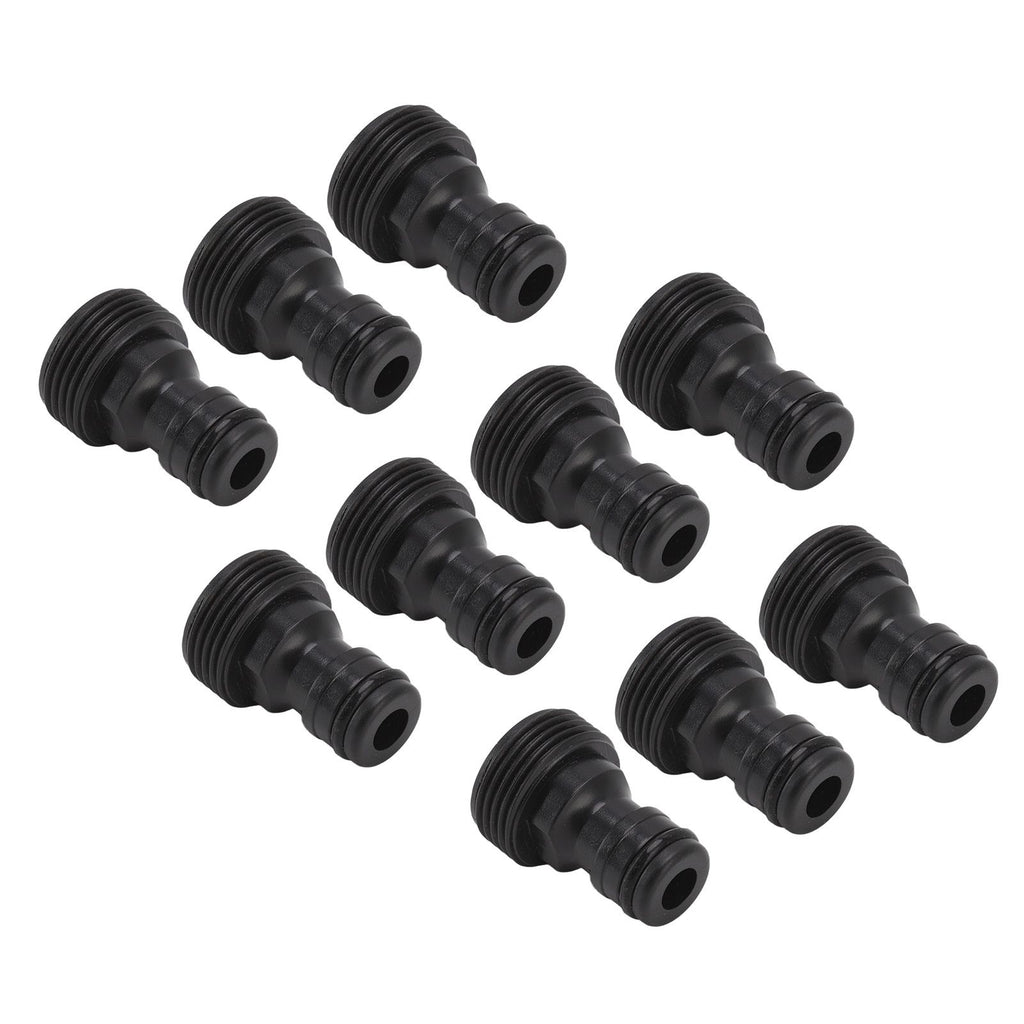 10 Pcs Tap Connector G3/4 Male Thread 25mm Quick Connector Nipple Hose Quick Connector Plastic