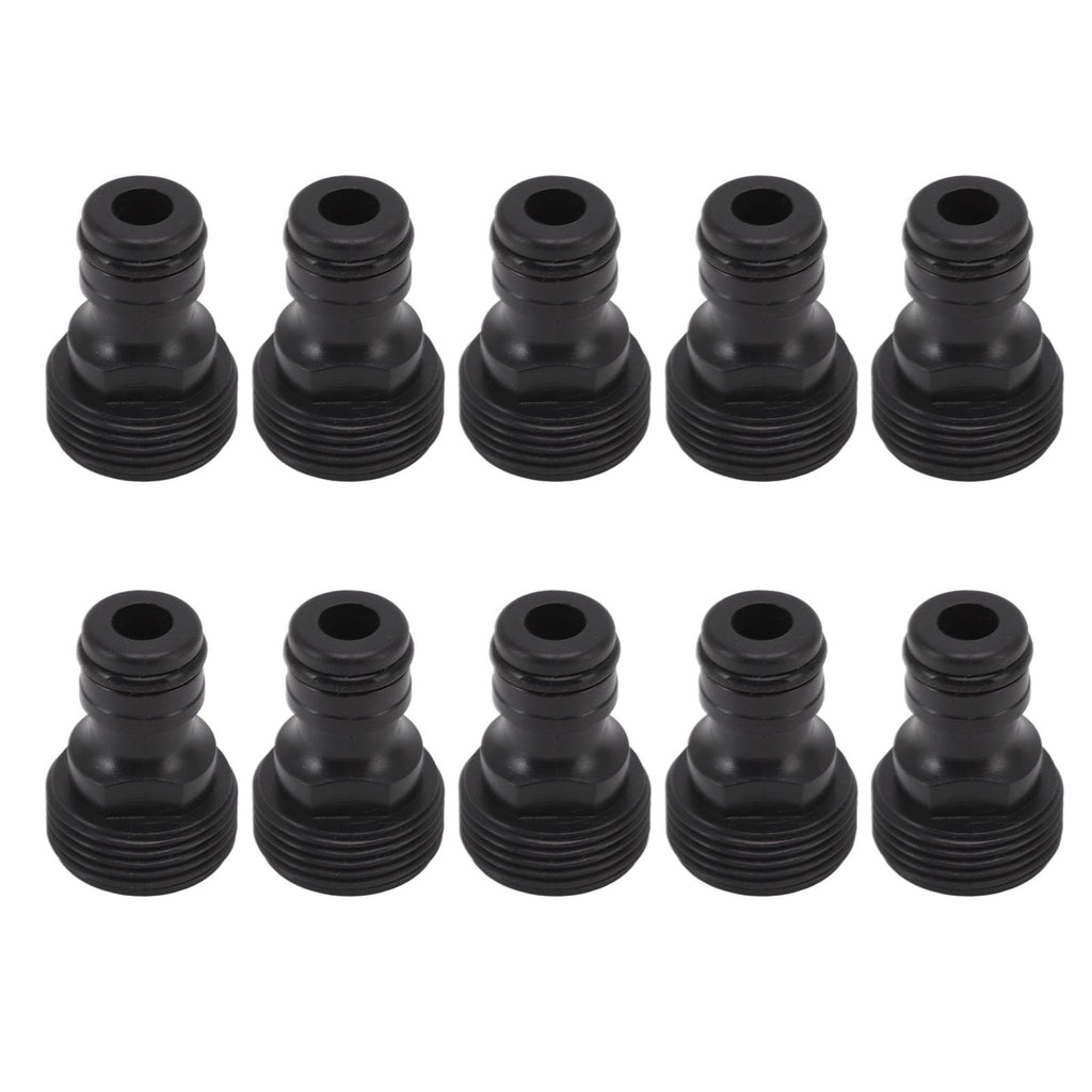 10 Pcs Tap Connector G3/4 Male Thread 25mm Quick Connector Nipple Hose Quick Connector Plastic