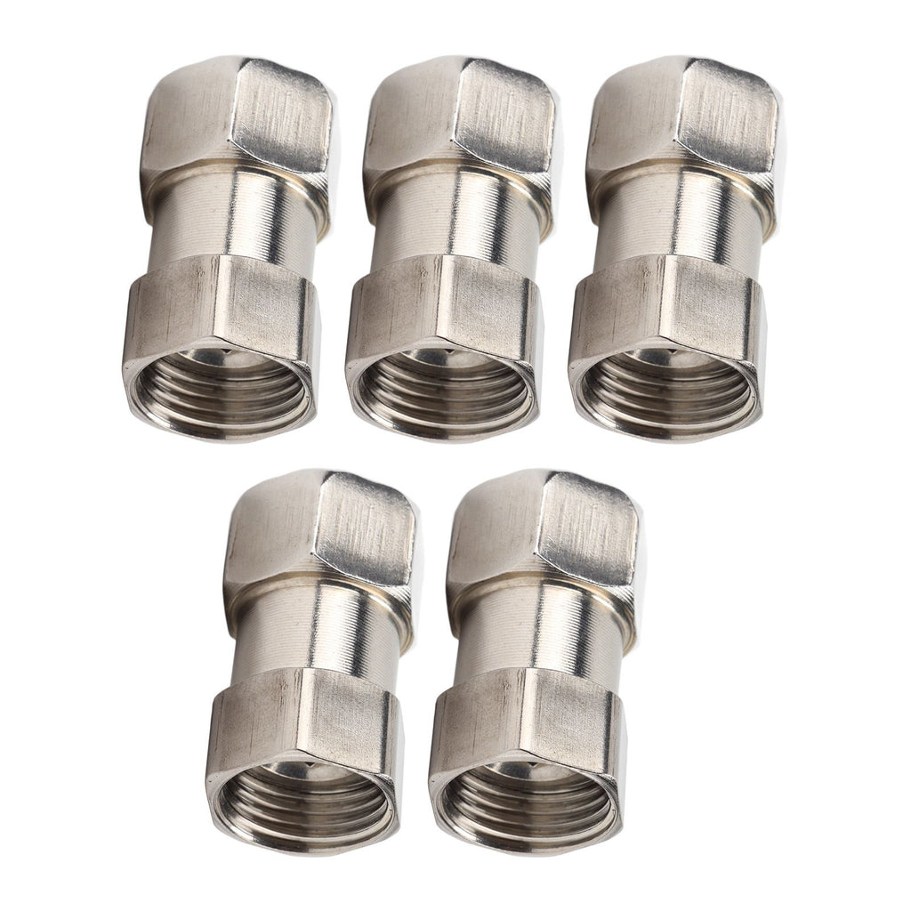 5PCS Plumbing Fittings Stainless Steel Female Thread Pipe Adapter Fittings for Shower Water Heater G3/4