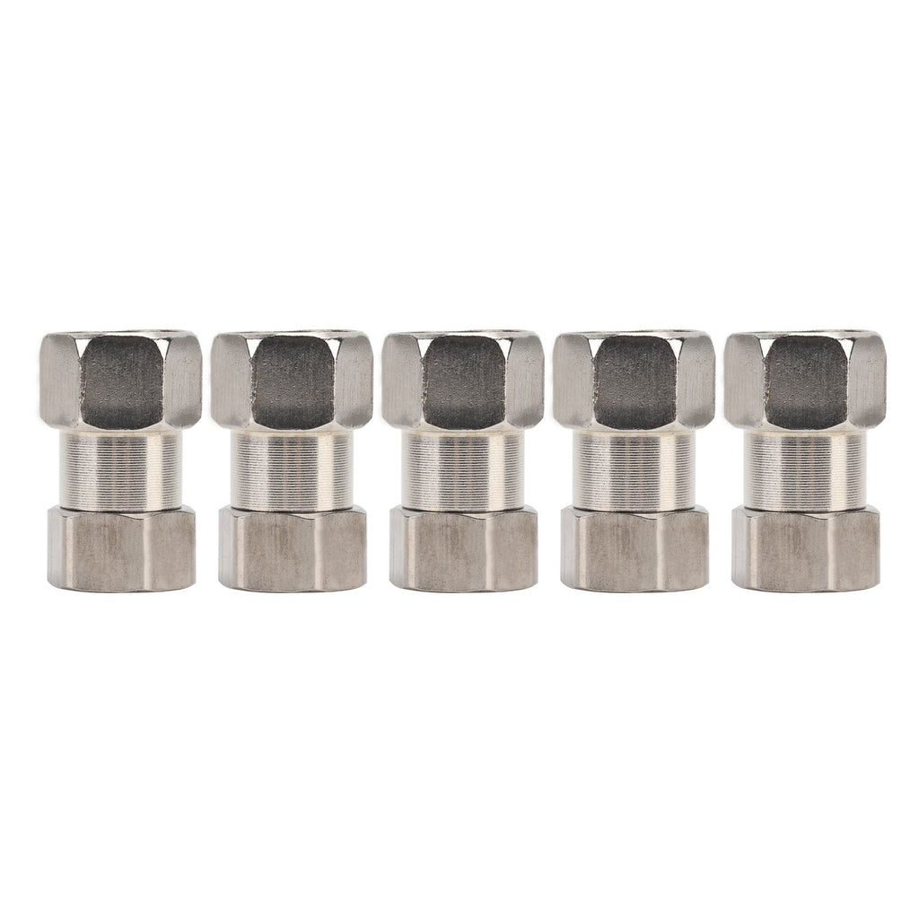 5PCS Plumbing Fittings Stainless Steel Female Thread Pipe Adapter Fittings for Shower Water Heater G3/4