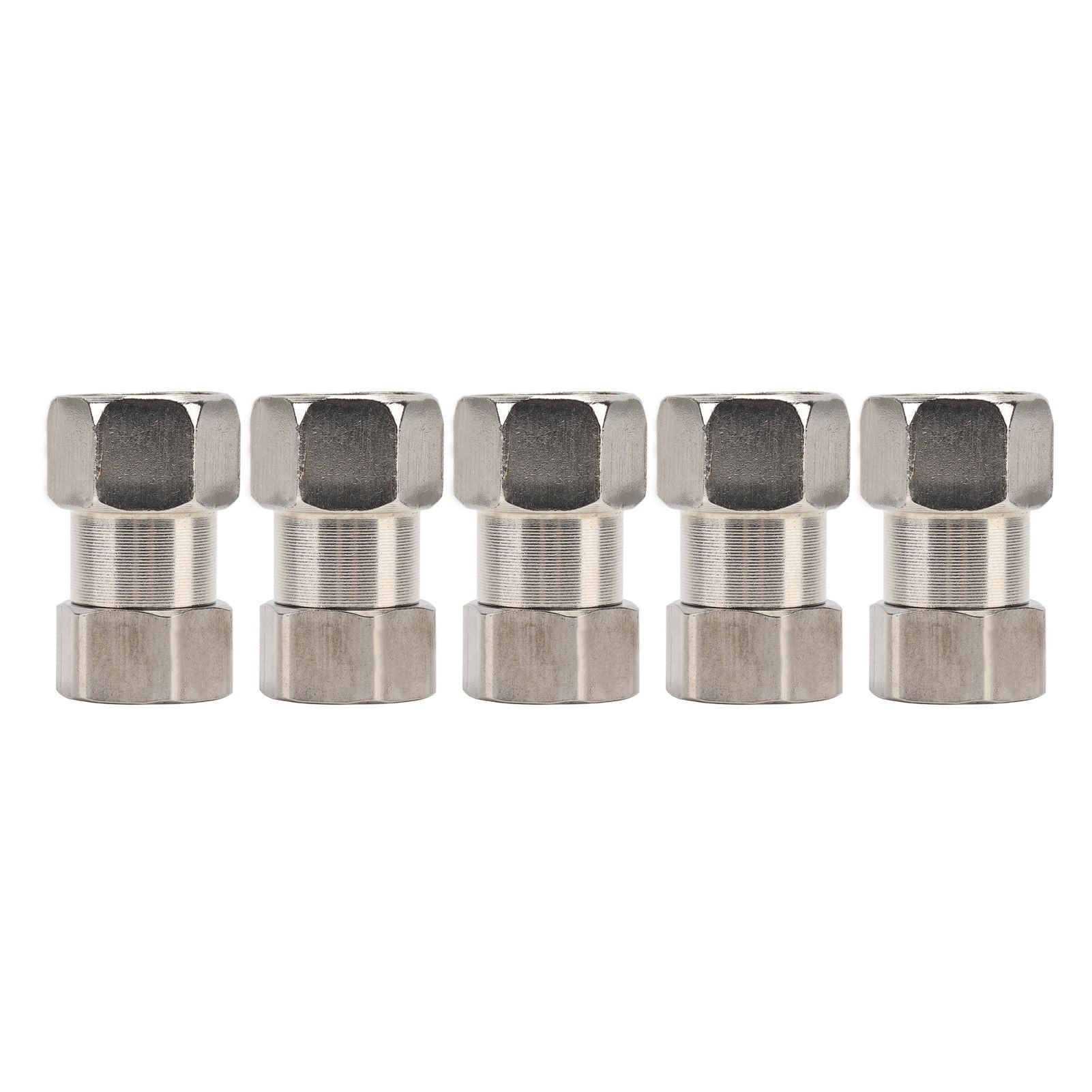5PCS Plumbing Fittings Stainless Steel Female Thread Pipe Adapter Fittings for Shower Water Heater G3/4