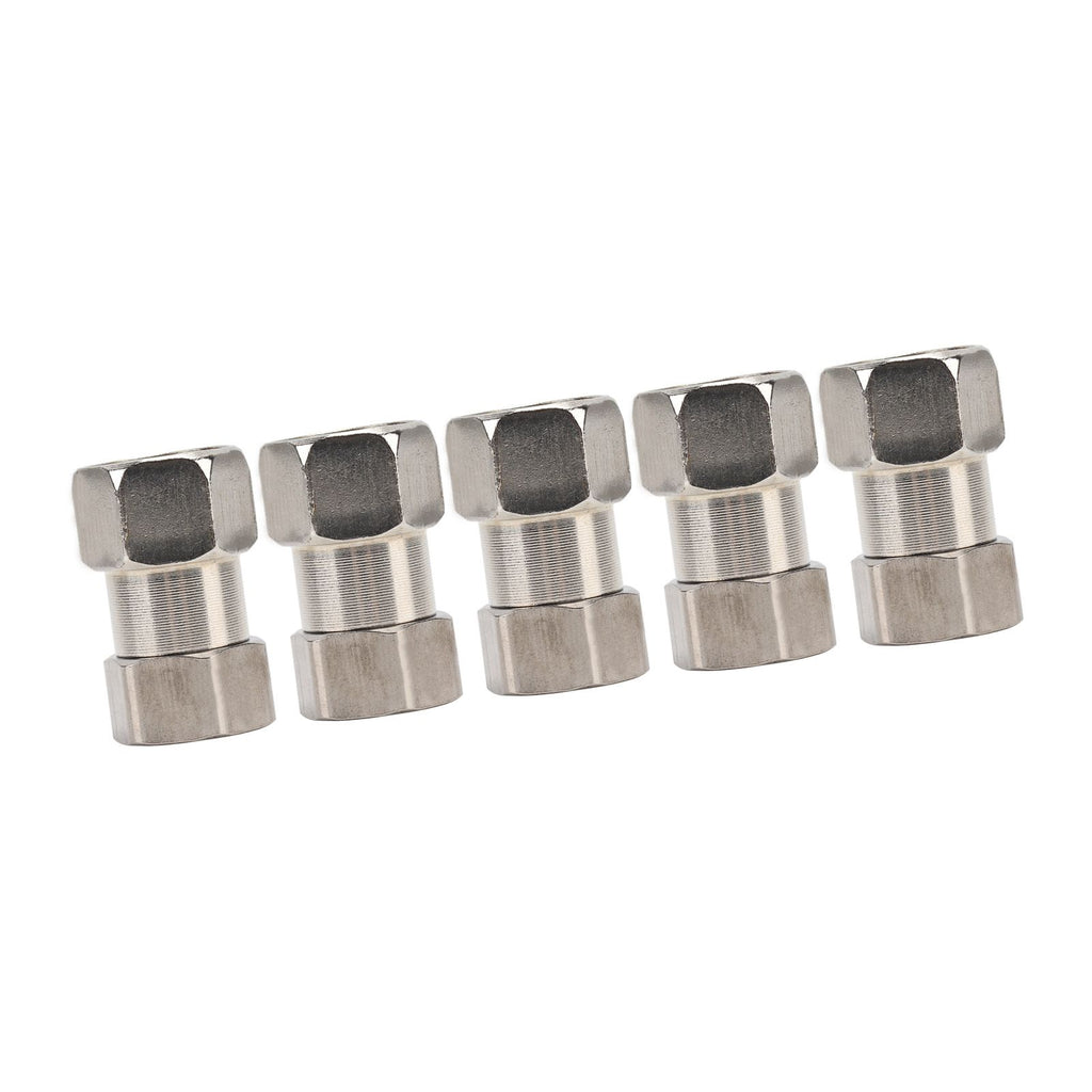 5PCS Plumbing Fittings Stainless Steel Female Thread Pipe Adapter Fittings for Shower Water Heater G3/4