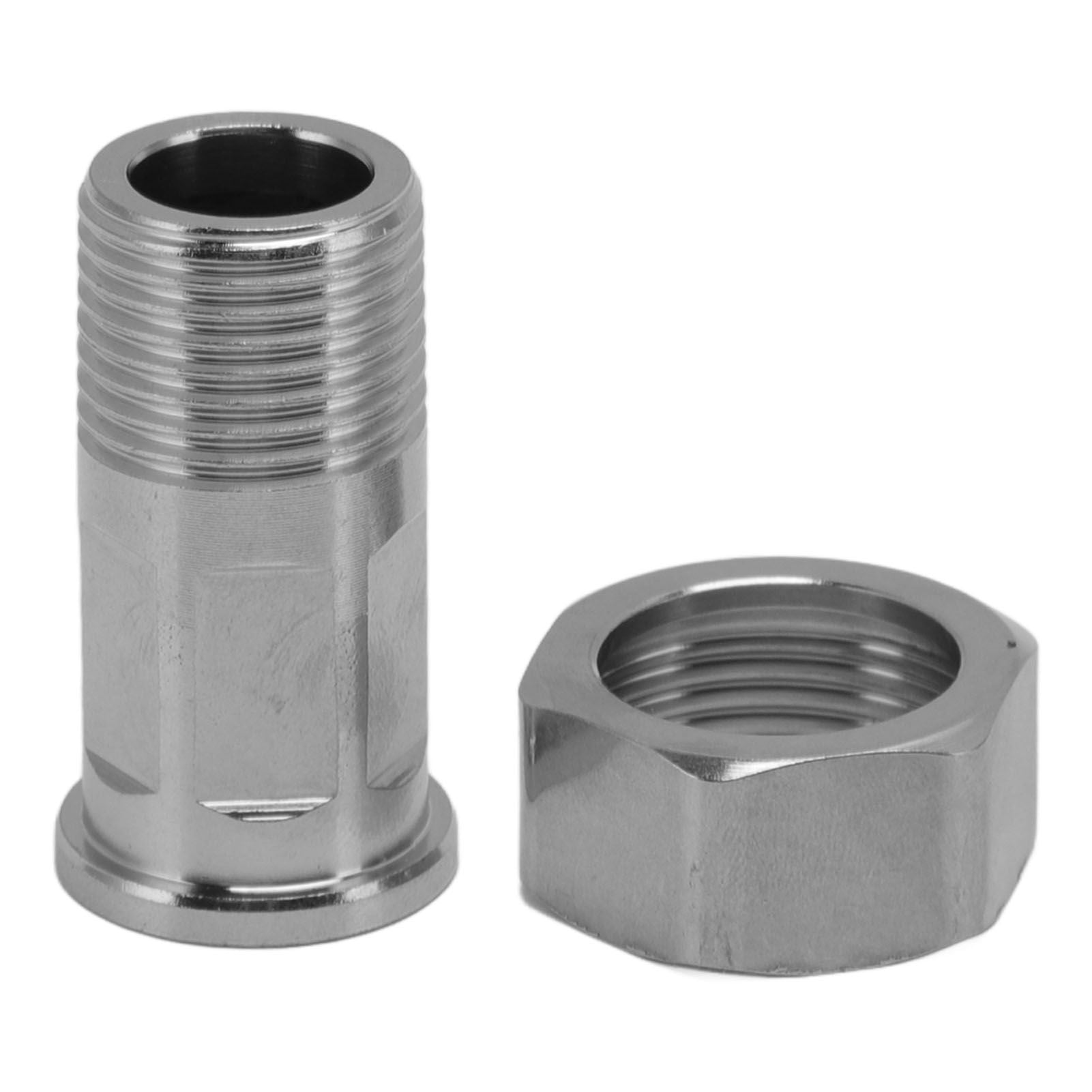 Stainless Steel Pipe Fitting Plumbing Butt Joint Adapter Spa Hot Tub Components Hardware G1/2 to G3/4