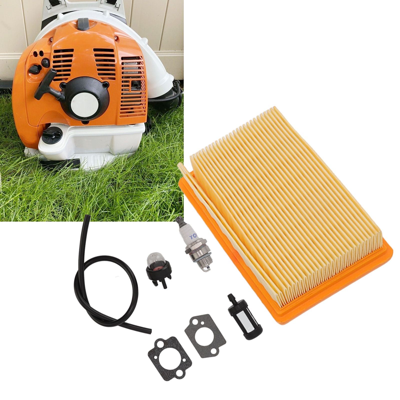 Blower Air Filter with Spark Plug Air Filter Replacement Parts for STIHL Br350 Br430 Sr430 Sr450