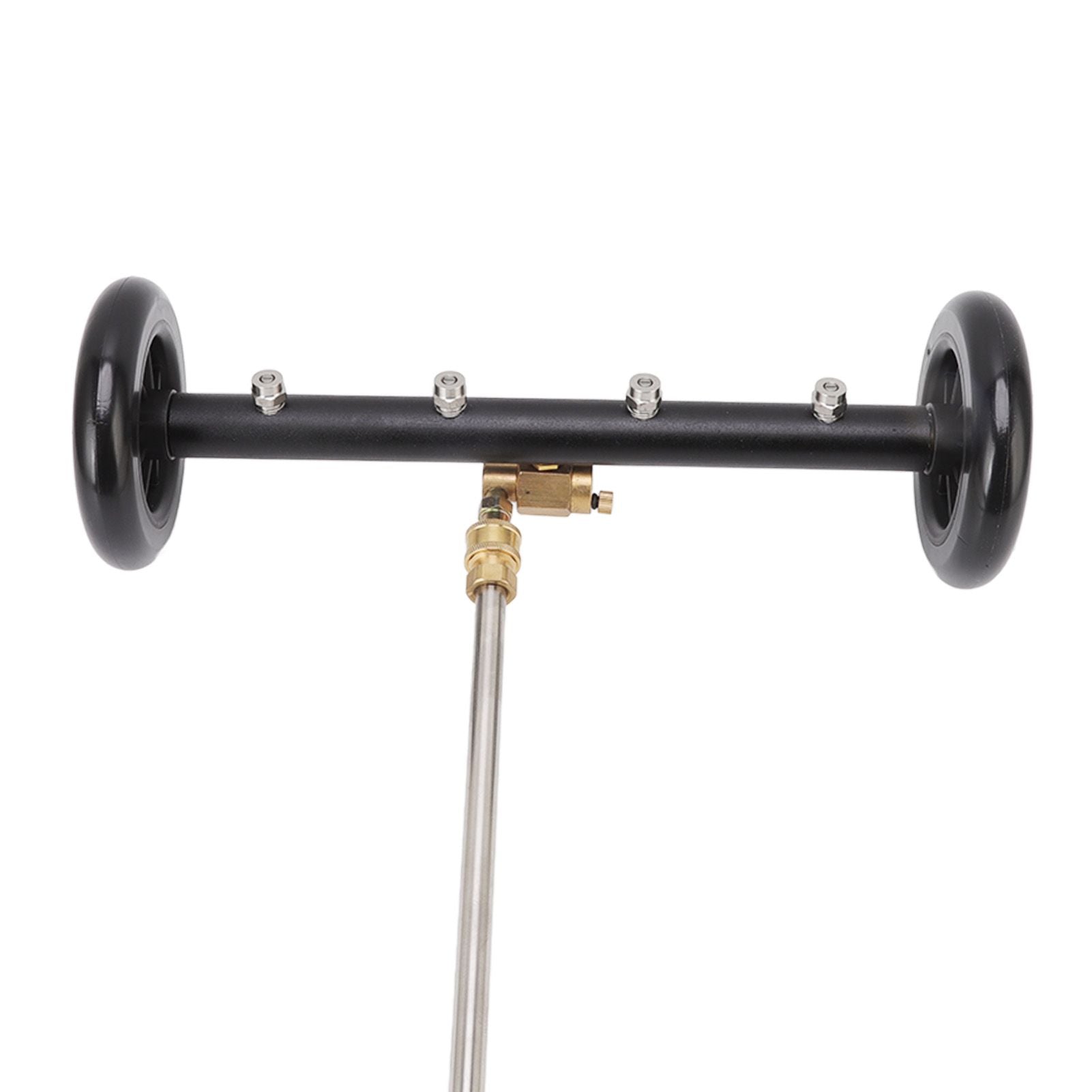 16in Undercarriage Cleaner 1/4in Under Car Pressure Washer Attachment Black