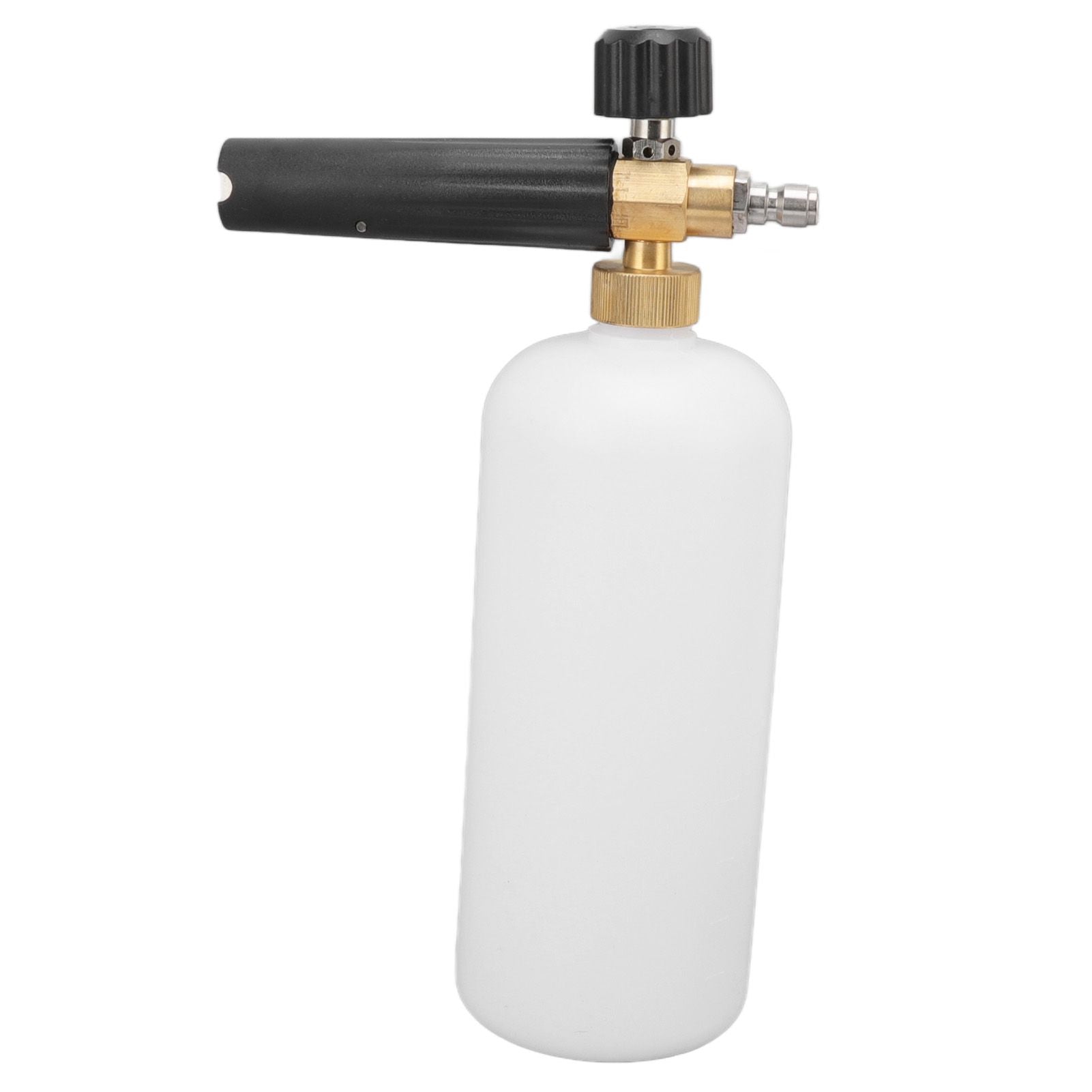 1L Car Wash Foam Spray Bottle Multifunction with G1/4 Quick Connector Copper Foam Lance for Outdoor
