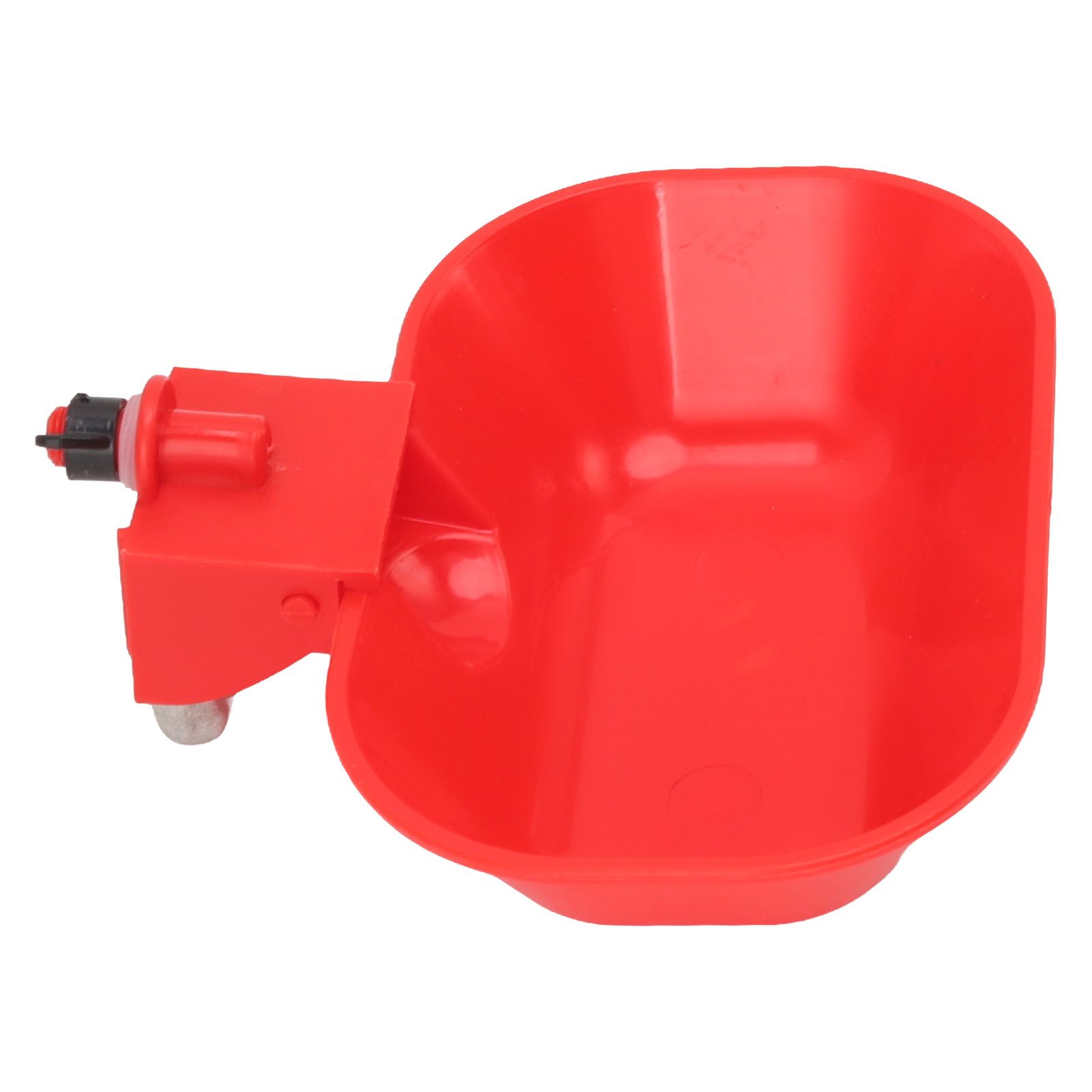 6PCS Automatic Poultry Drinking Bowls Large Thickening ABS Waterer Bowl for Cat Dog Chicken Duck G1/8 Male Thread