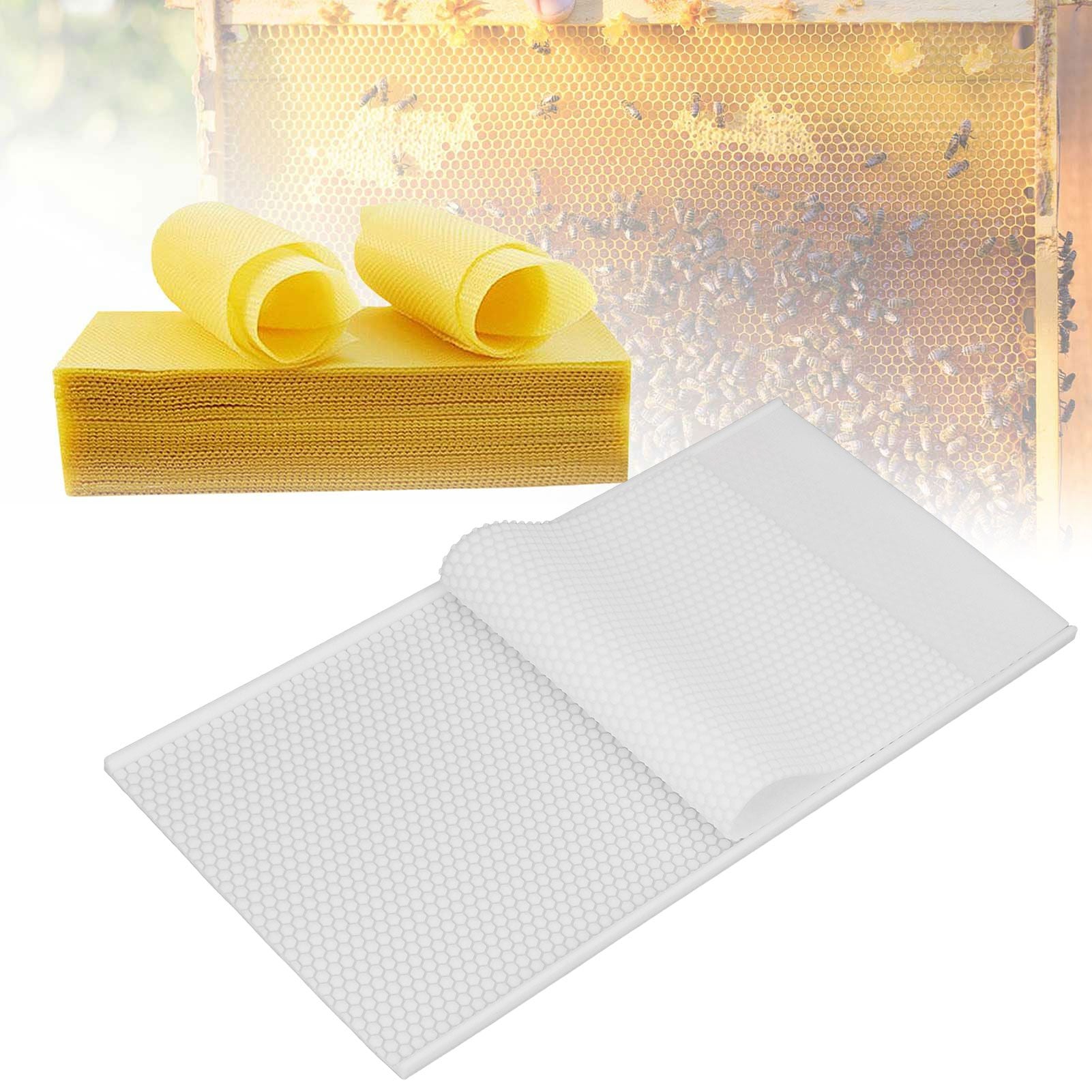 2PCS 5.4mm Silicone Beeswax Foundation Sheet Manual Beeswax Press Embosser DIY Mold Beekeeping Equipment