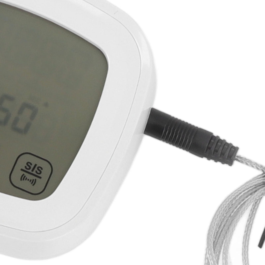 Digital Meat Thermometer with 2 Probes Touchscreen Digital Display Food Cooking Grill Thermometer with Magnet Adsorption