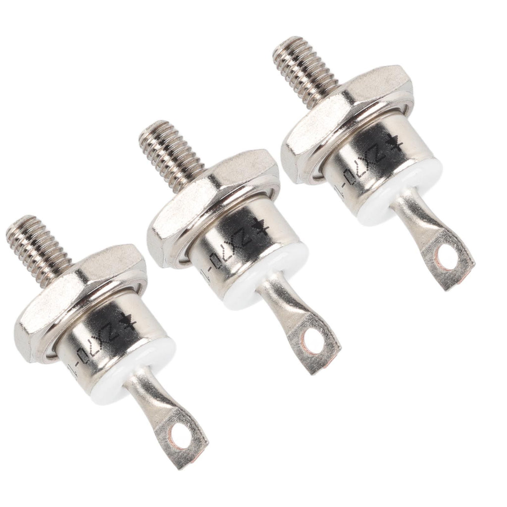 3Pcs ZX70 12 70A Diesel Generator Rectifier Diode Replacement Diesel Engine Generator Diode for Diesel Generator Parts Positive