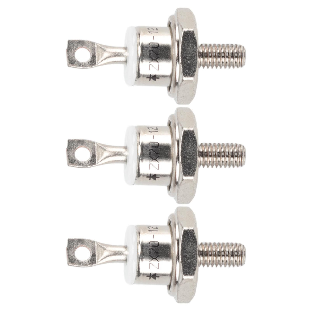 3Pcs ZX70 12 70A Diesel Generator Rectifier Diode Replacement Diesel Engine Generator Diode for Diesel Generator Parts Positive