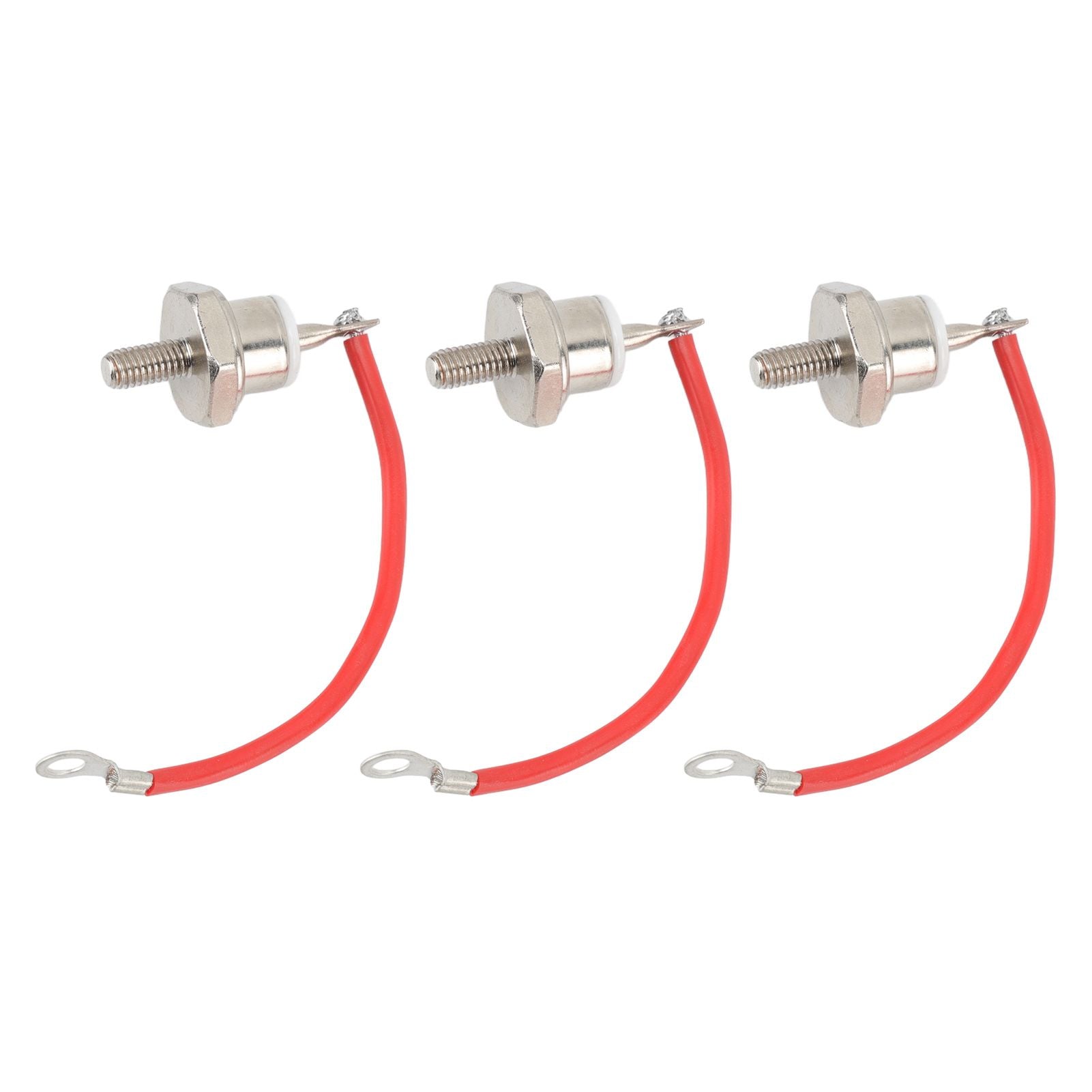 3pcs ZX70 12 Diode Rust Prevention Stable Performance 70A Diode with Line for Motor Control Positive Red Line