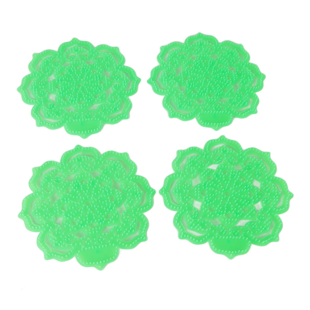 4pcs Urinal Screen Odor Proof Urinal Screen Deodorizer Urinal Splash Reducing Mats for Restaurants Office Toilet