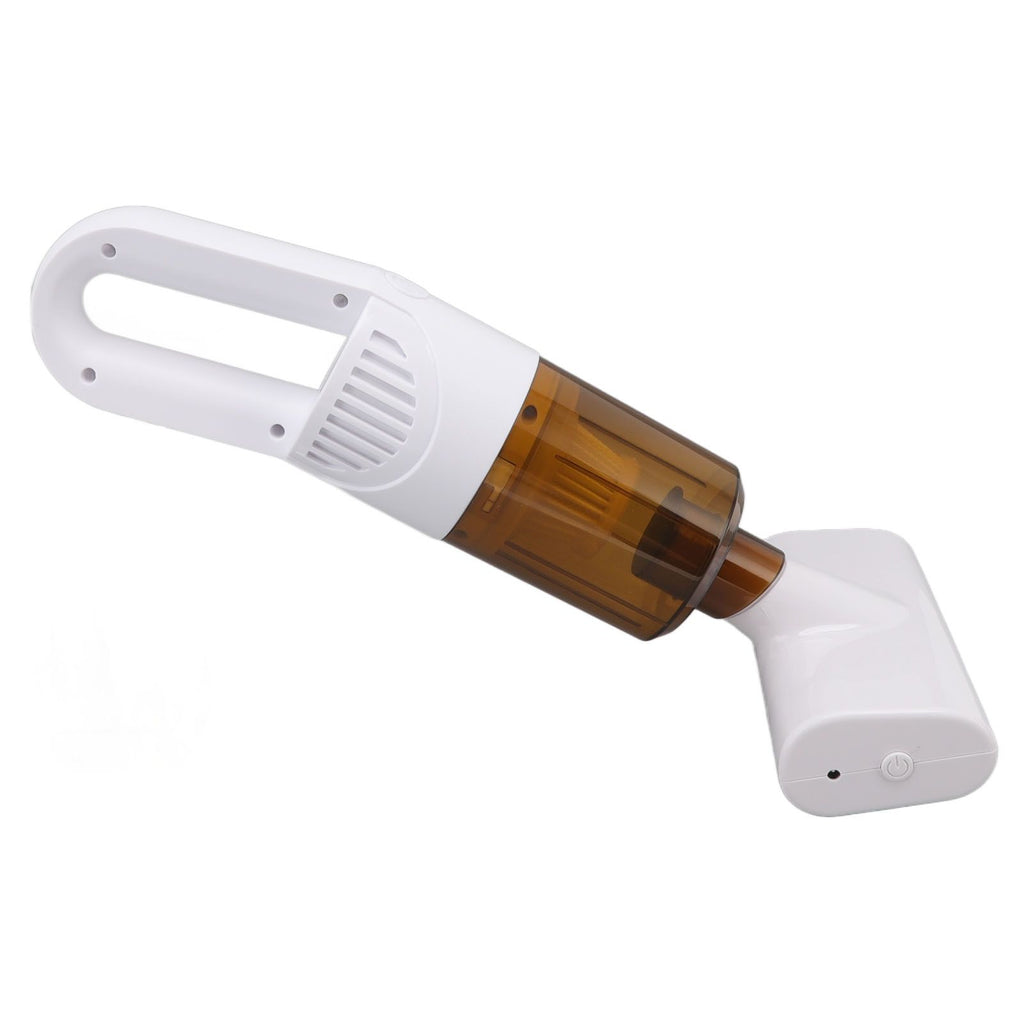 Cordless Handheld Vacuum Cleaner Dust Mite Remover USB Rechargeable for Car and Home Pet Hair White