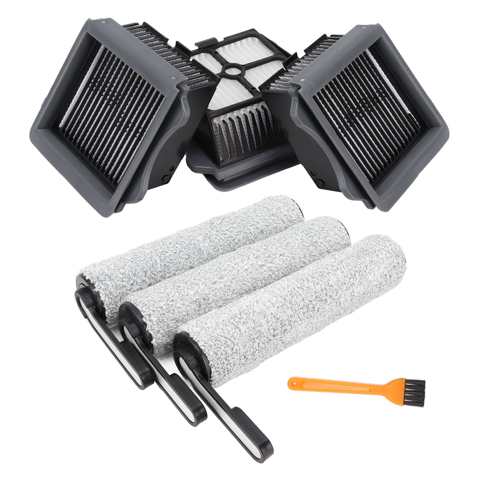 Vacuum Cleaner Replacement Parts for Tineco S5 Roller Brush High Efficiency Particulate Air Filter with Cleaning Brush