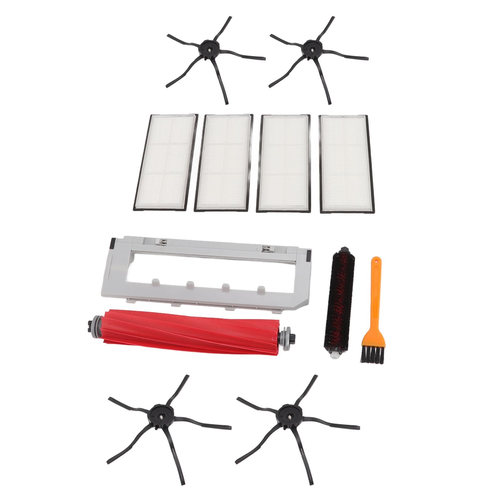 Vacuum Cleaner Accessories Kit Replacement Parts for Roborock S7 MaxV S7 MaxV Plus S7 MaxV Ultra Include Rubber Brush Hair Brush Filter