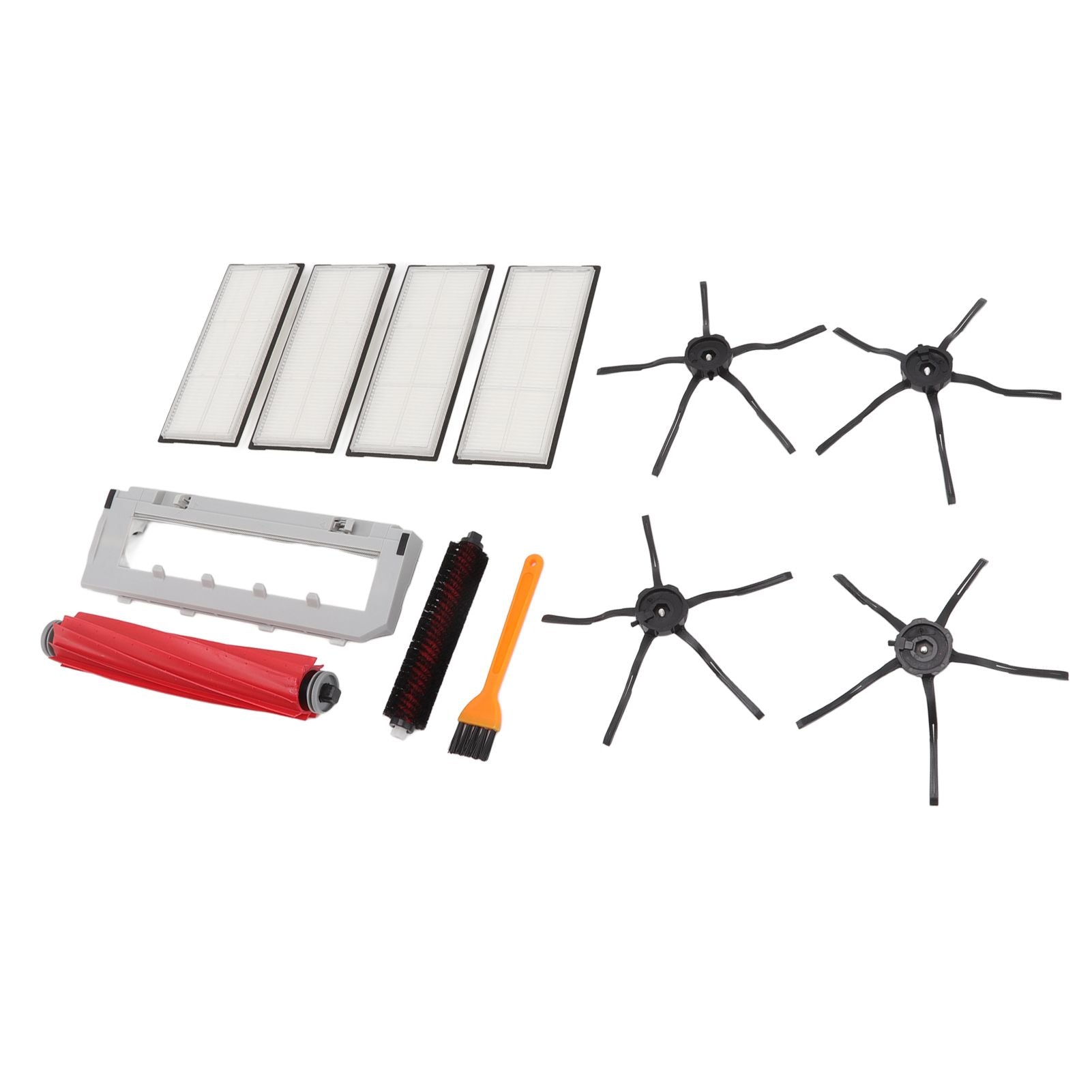 Vacuum Cleaner Accessories Kit Replacement Parts for Roborock S7 MaxV S7 MaxV Plus S7 MaxV Ultra Include Rubber Brush Hair Brush Filter