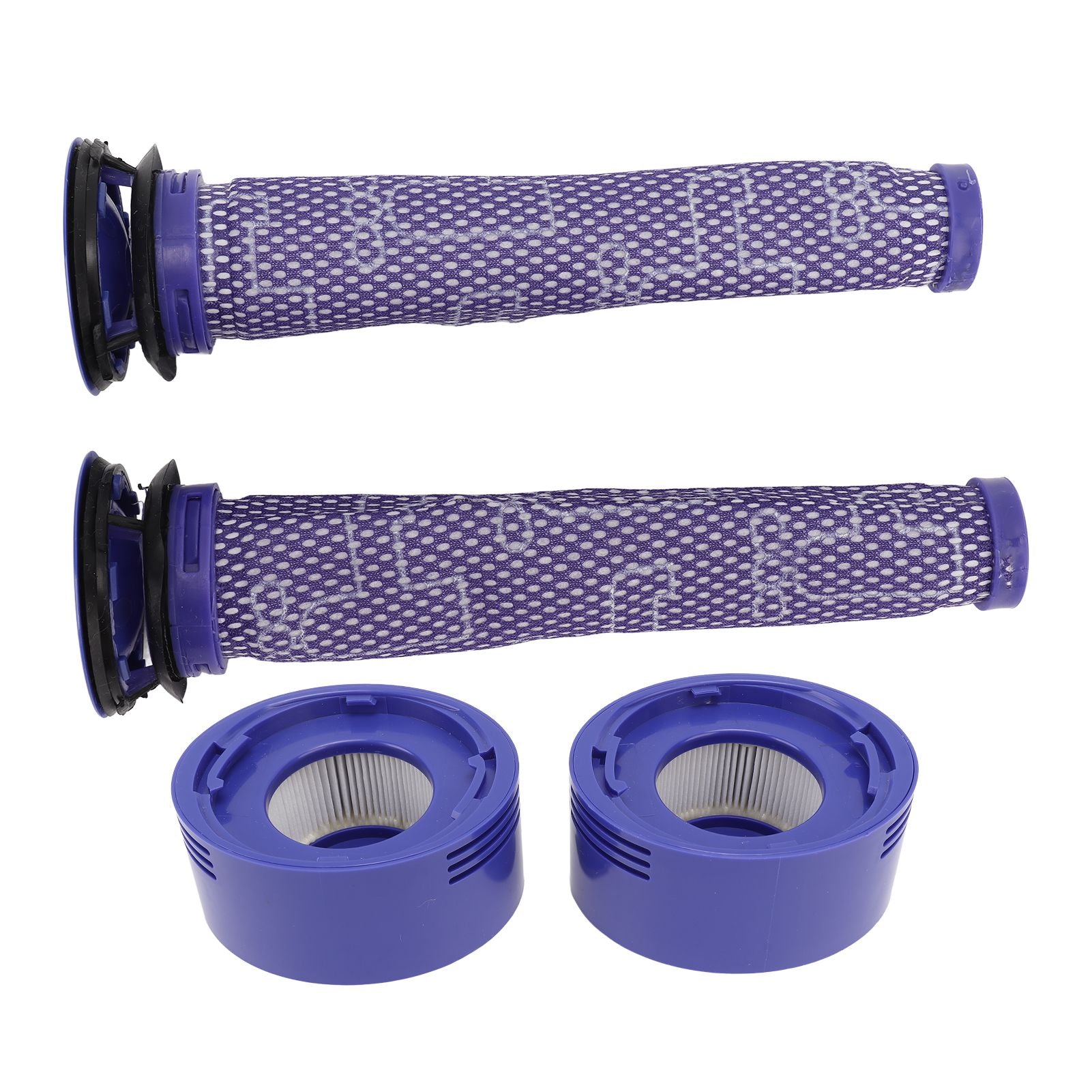 Vacuum Cleaner Pre Post Filter Set High Efficiency Particulate Air Filter with Cleaning Brush for V7 V8